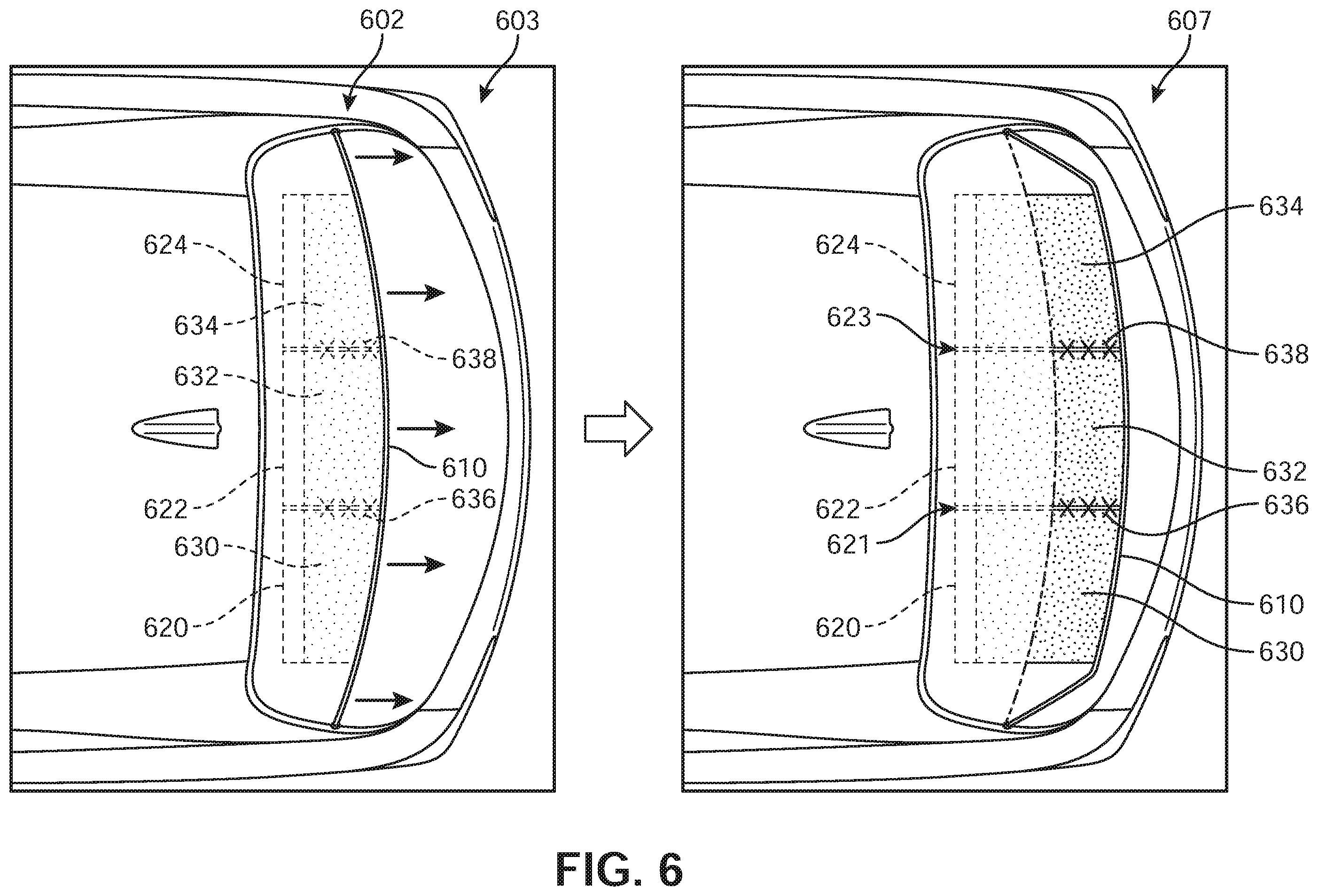 Patent US11787485 Figure 6 – Flexible and storable active spoiler system