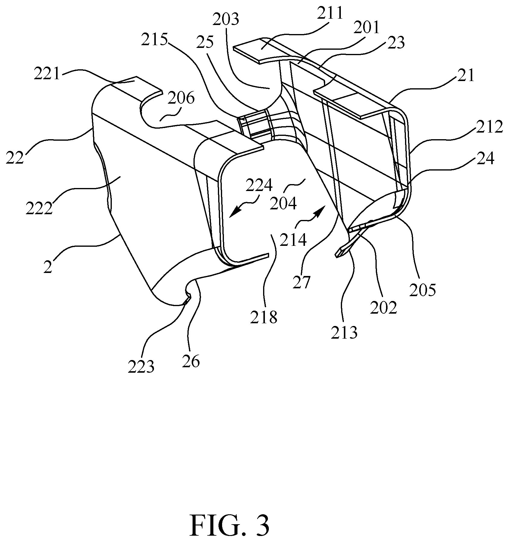 Patent US11787492 Figure 3 – Bicycle light assembly and manufacturing method thereof