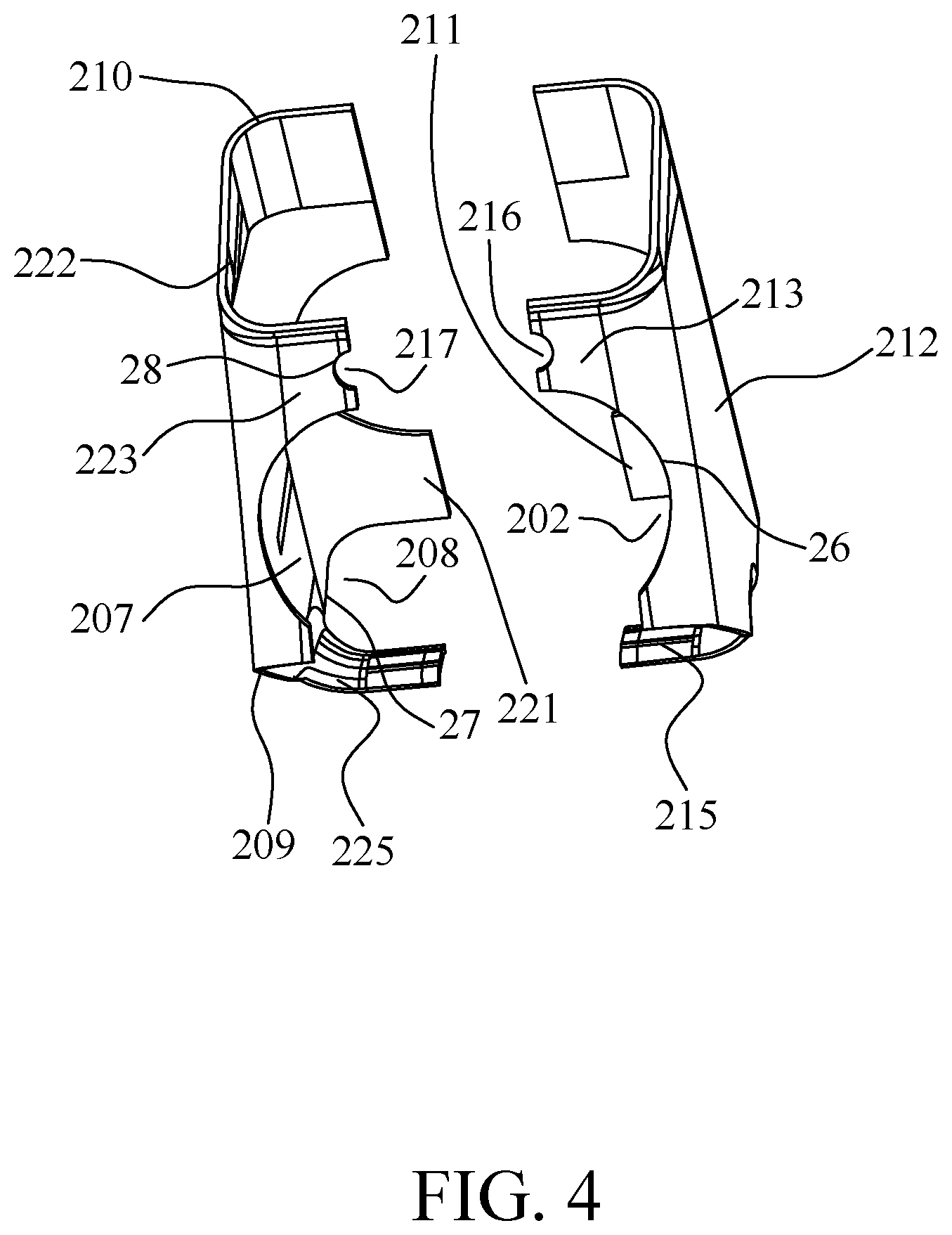 Patent US11787492 Figure 4 – Bicycle light assembly and manufacturing method thereof