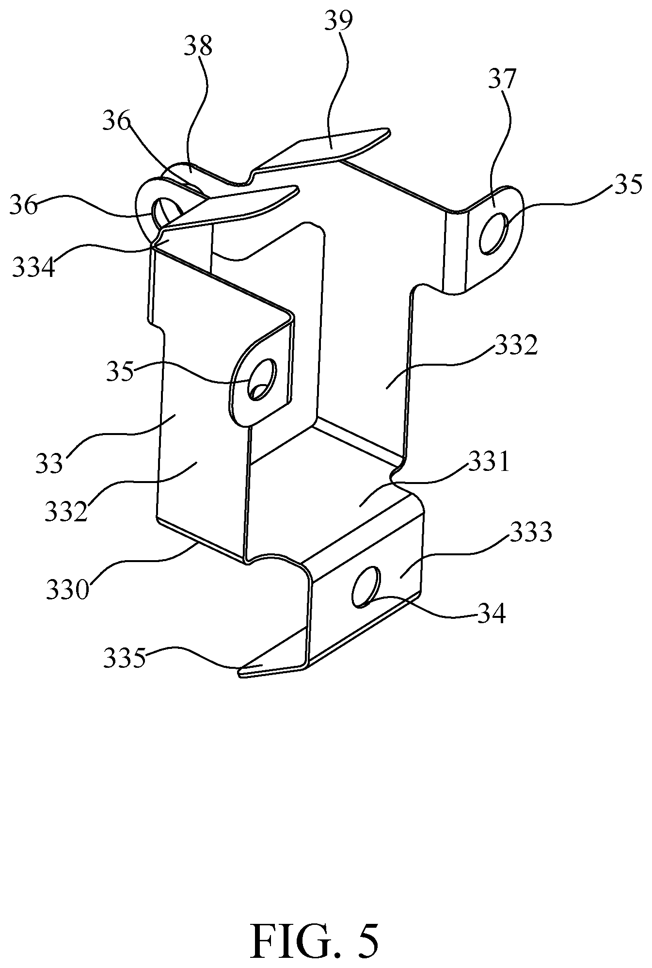 Patent US11787492 Figure 5 – Bicycle light assembly and manufacturing method thereof