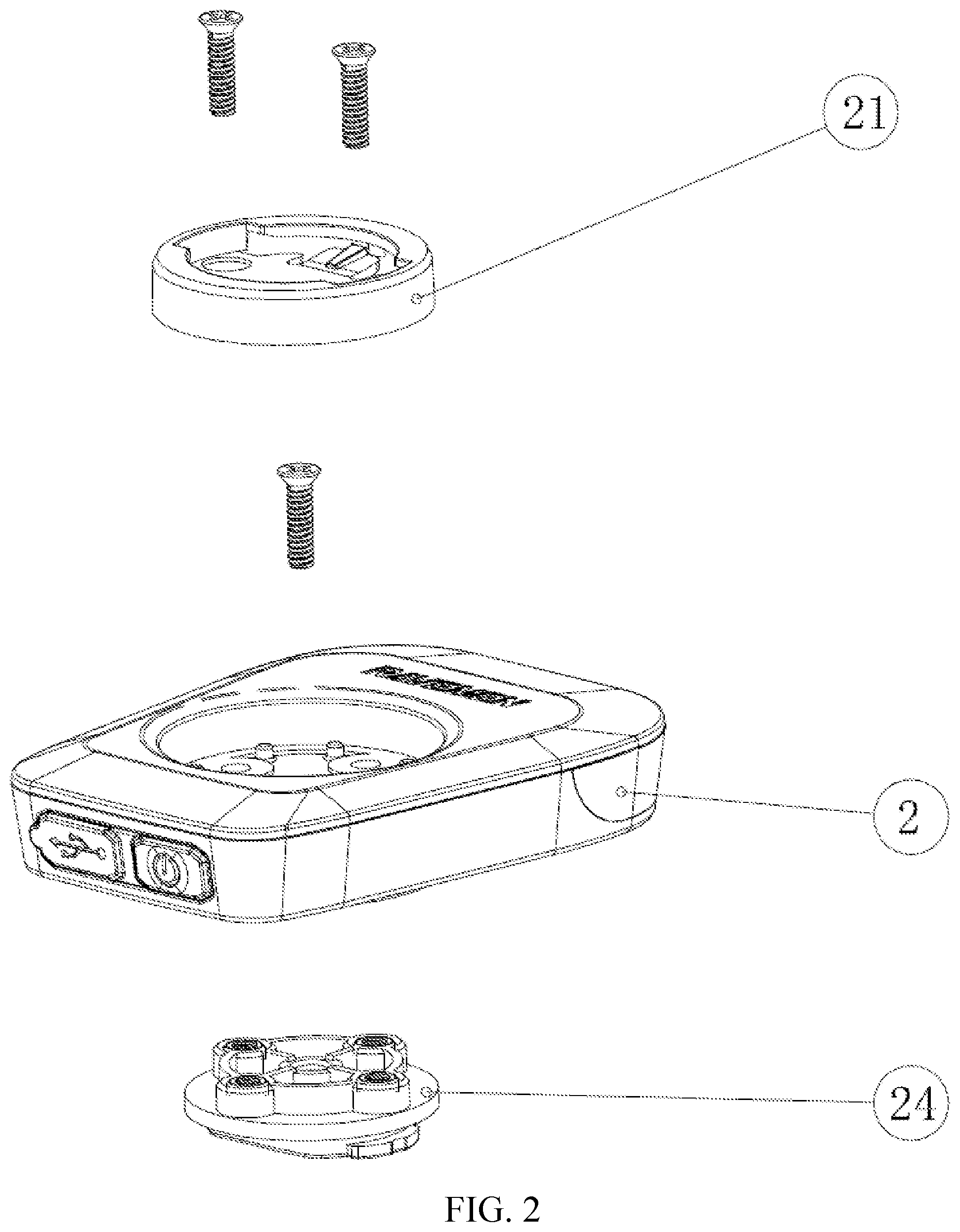 Patent US11787493 Figure 2 – Bicycle lamp easy to disassemble and replace