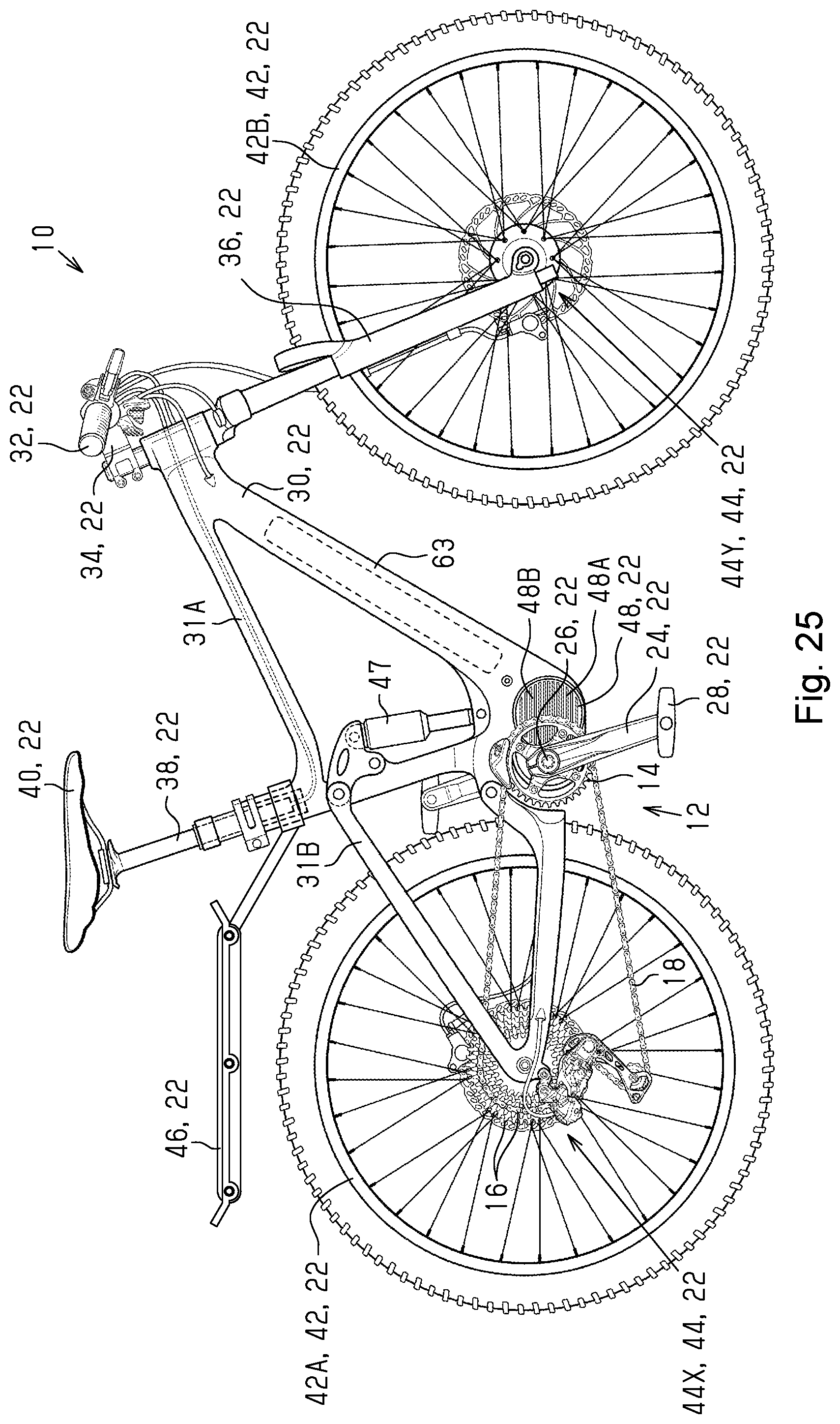 Patent US11787494 Figure 15 – Component for human-powered vehicle