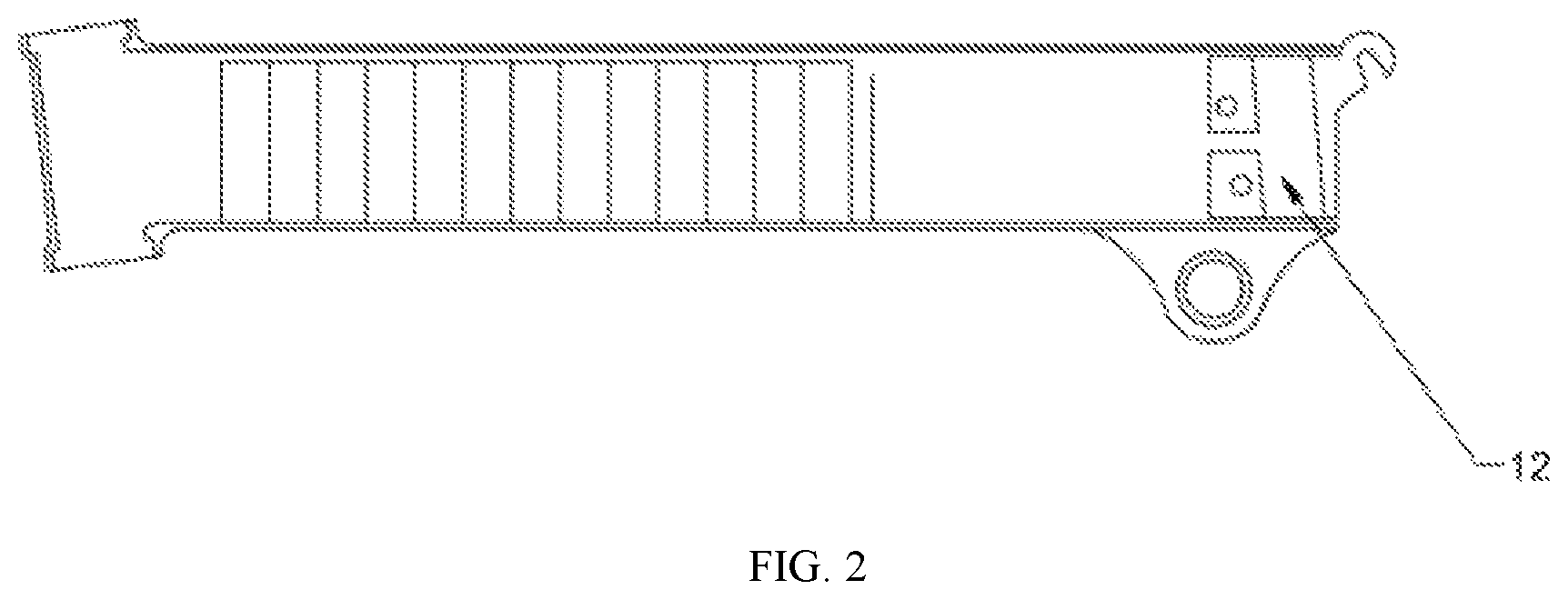 Patent US11787495 Figure 2 – Foldable bicycle and electric bicycle frame