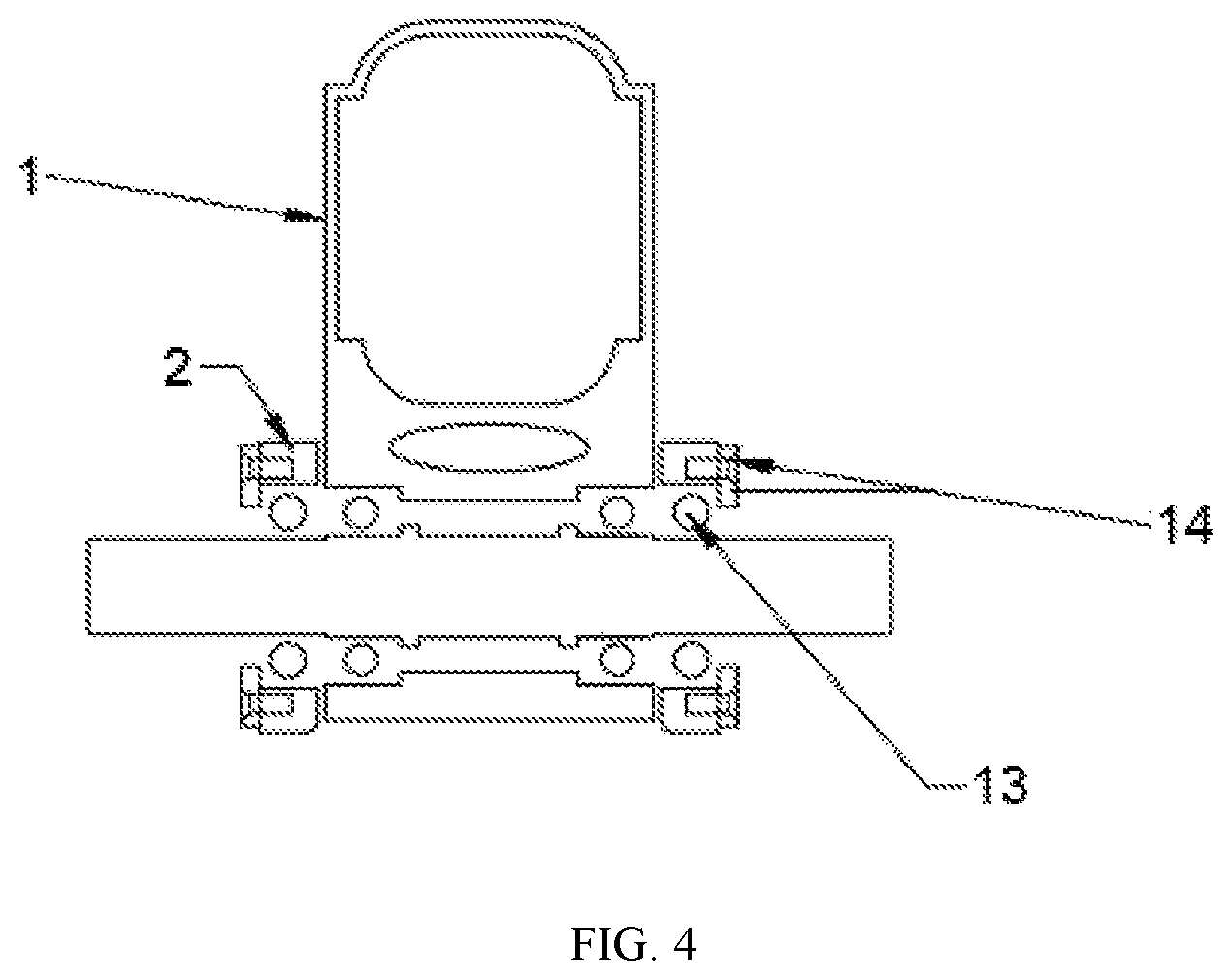 Patent US11787495 Figure 4 – Foldable bicycle and electric bicycle frame