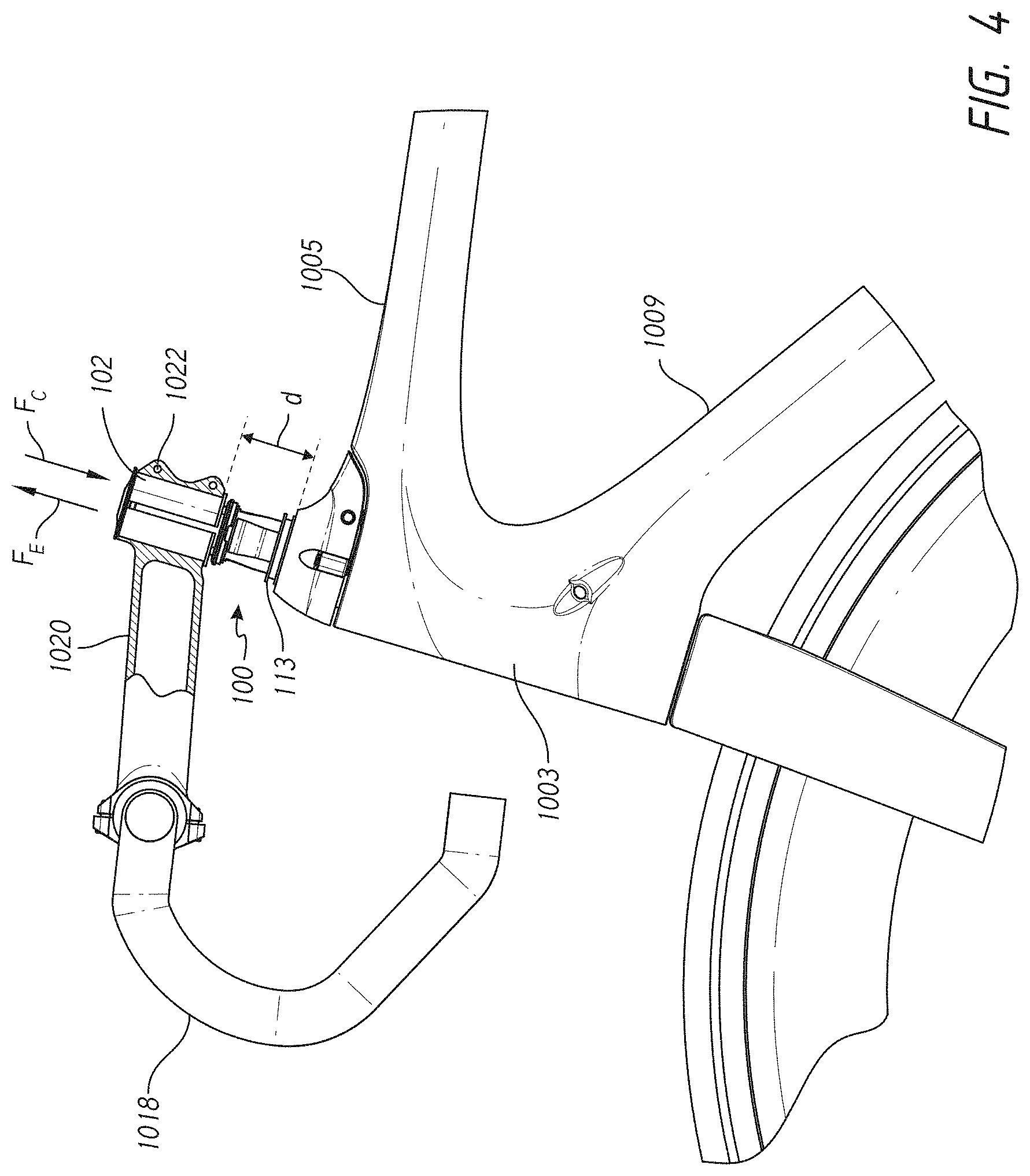 Patent US11787496 Figure 7 – Suspension assembly and bicycle having a suspension assembly