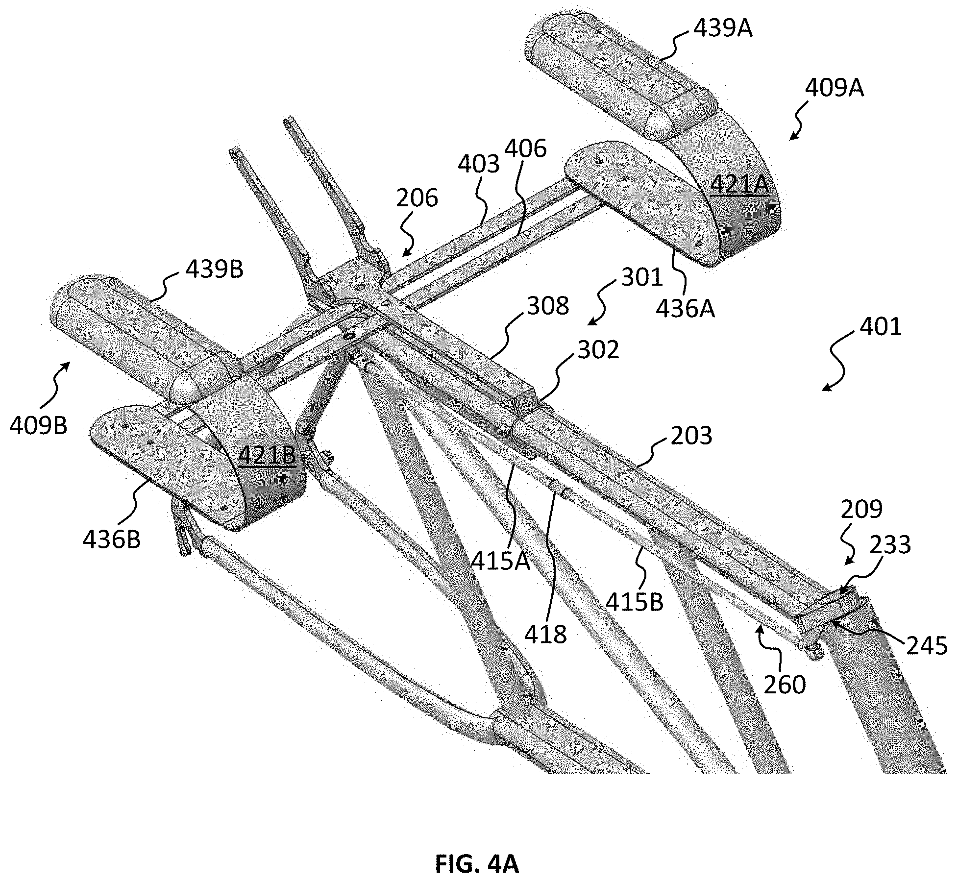 Patent US11787497 Figure 10 – Semi-recumbent bicycle with integrated seat and steering system