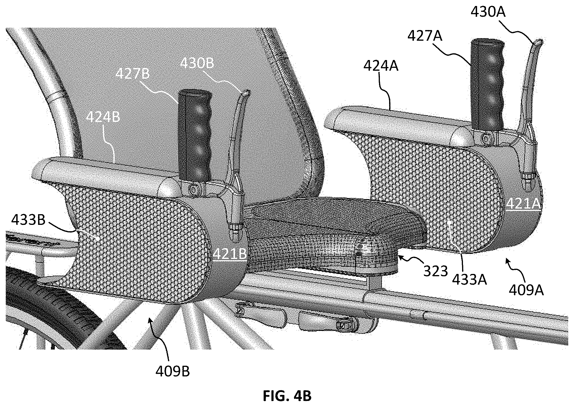 Patent US11787497 Figure 11 – Semi-recumbent bicycle with integrated seat and steering system