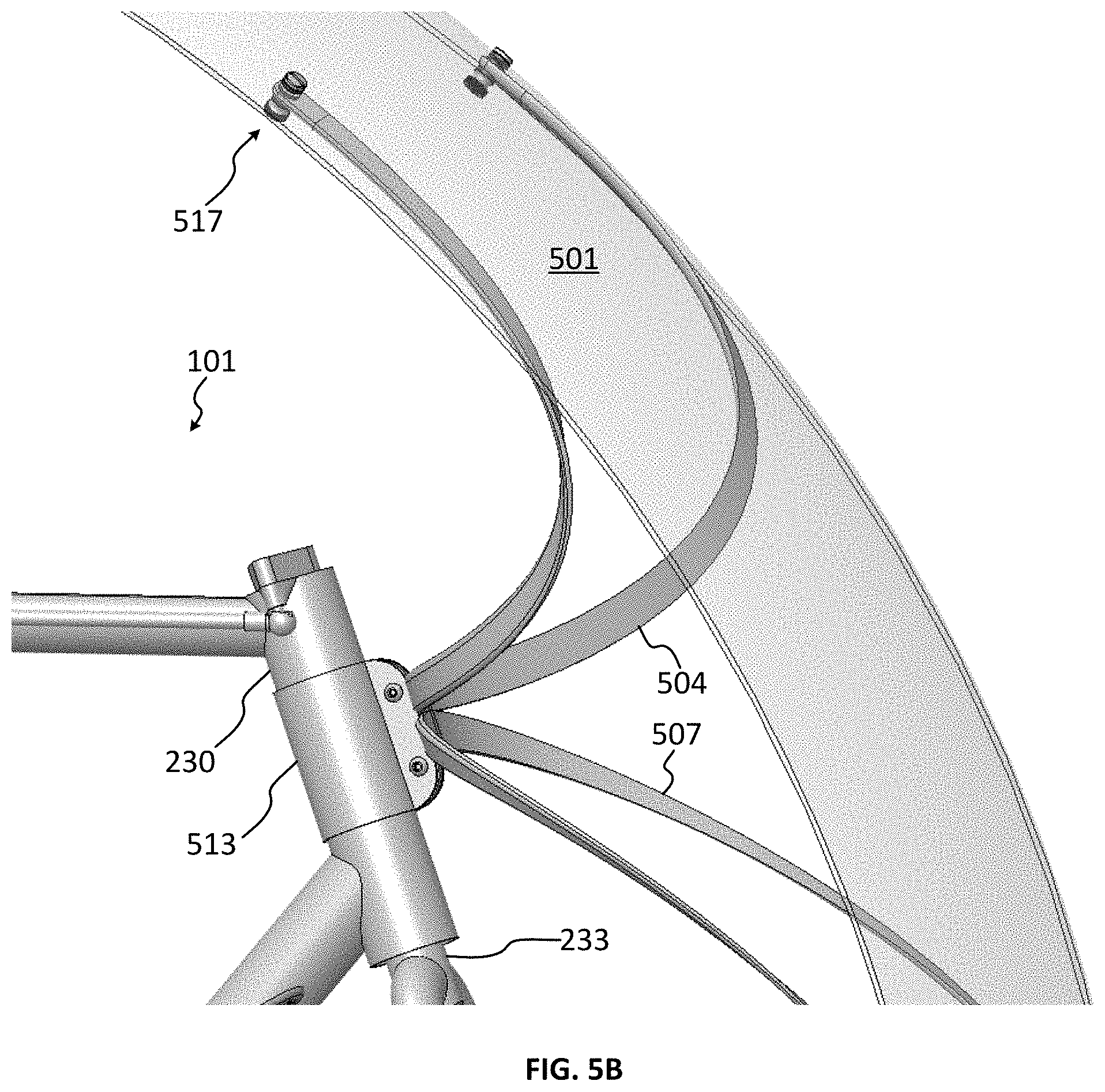 Patent US11787497 Figure 15 – Semi-recumbent bicycle with integrated seat and steering system