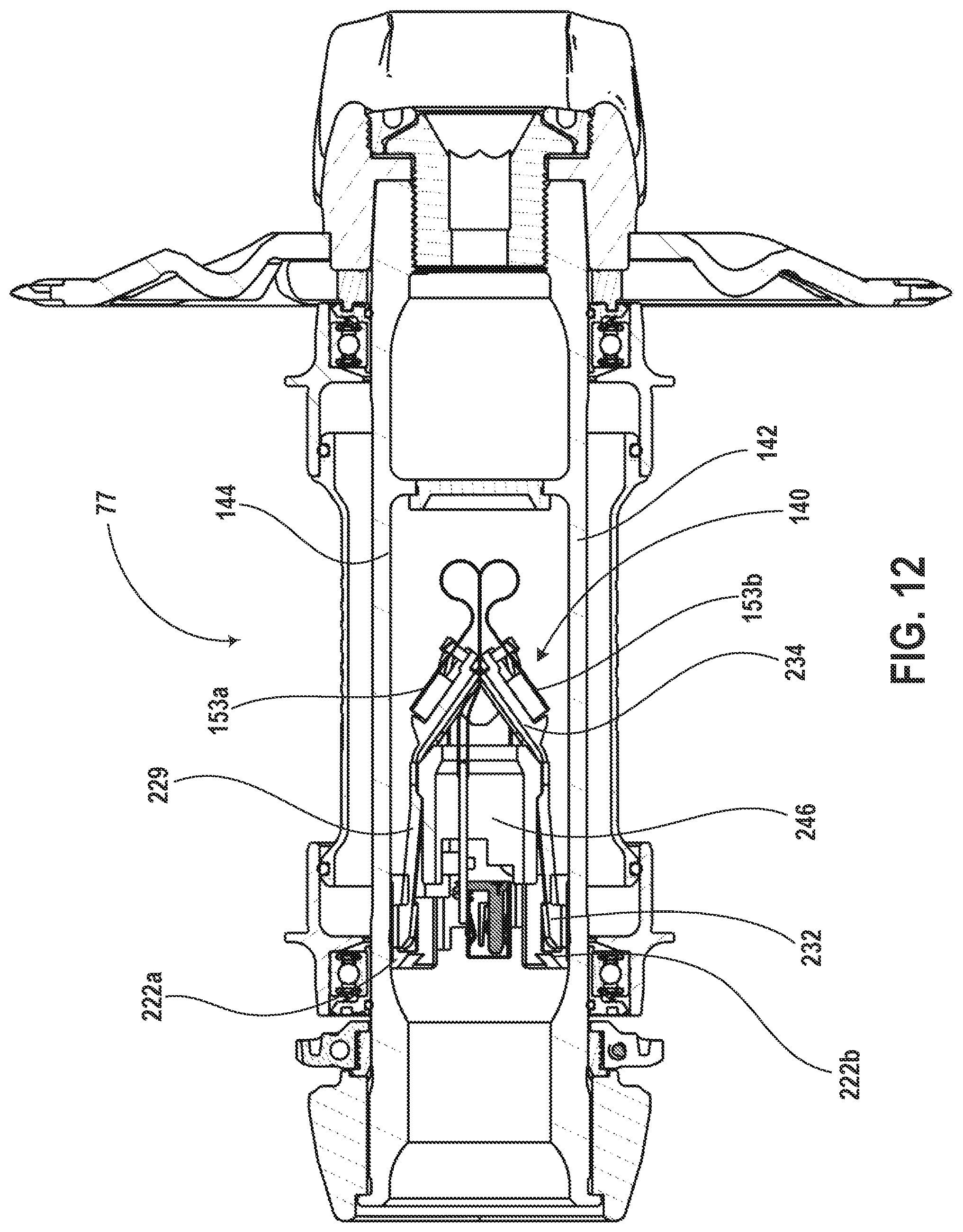 Patent US11787503 Figure 10 – Bicycle axle assembly including a power meter