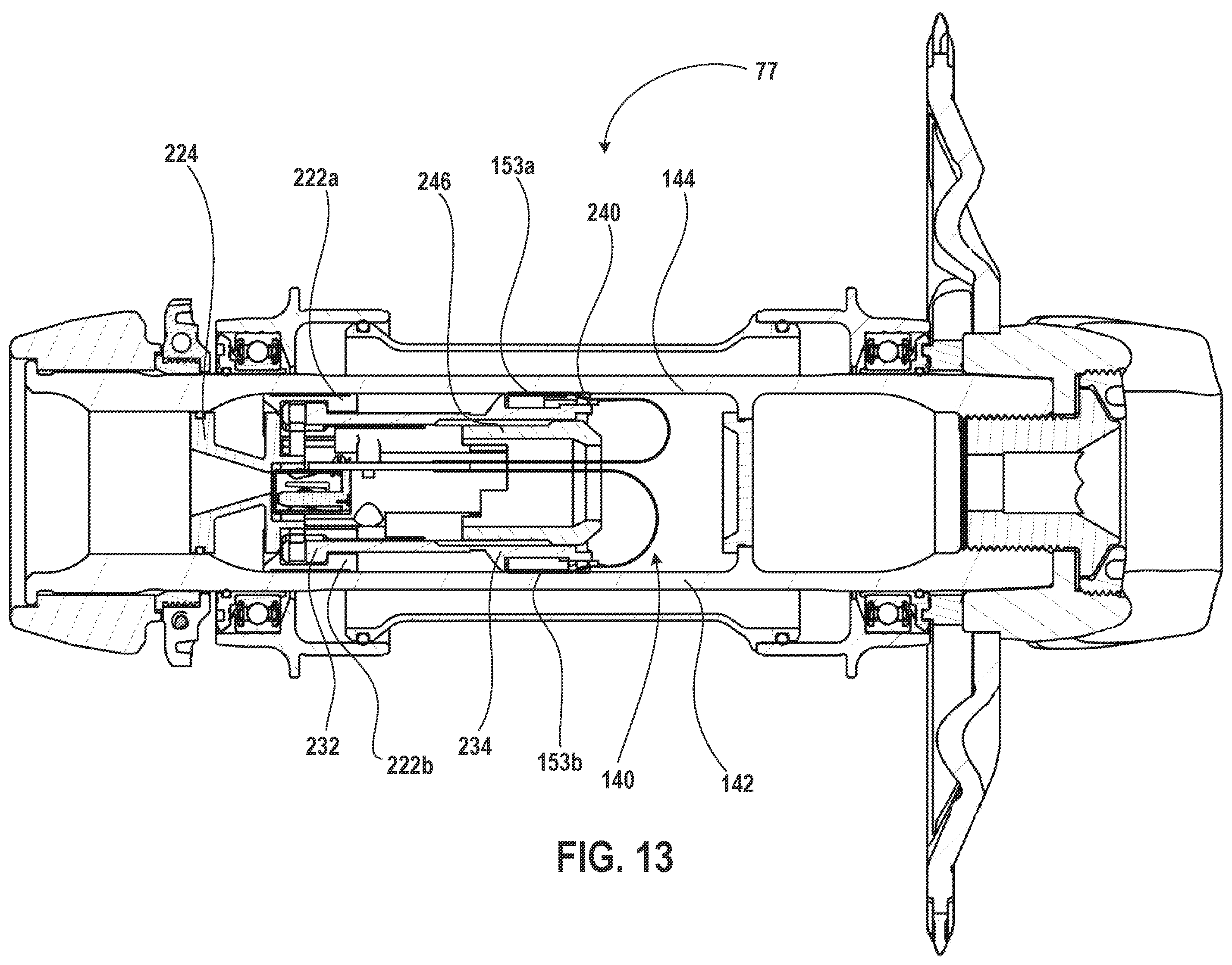Patent US11787503 Figure 11 – Bicycle axle assembly including a power meter