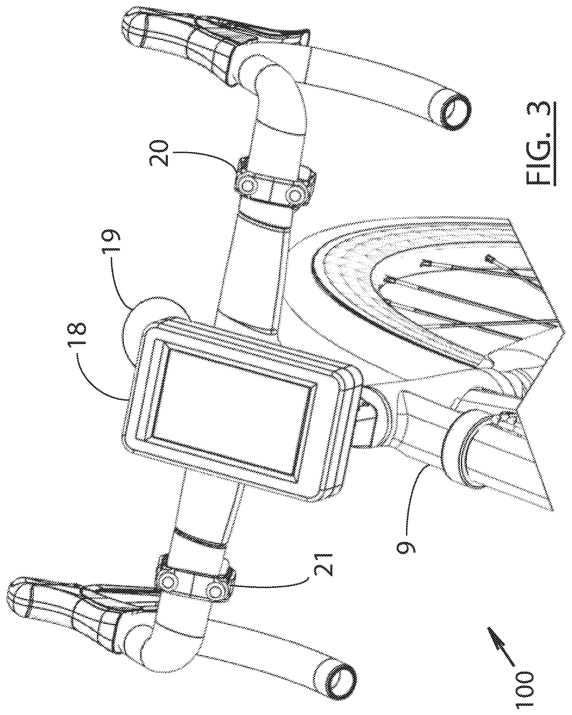 Patent US11787504 Figure 3 – Rear derailleur electrical actuator