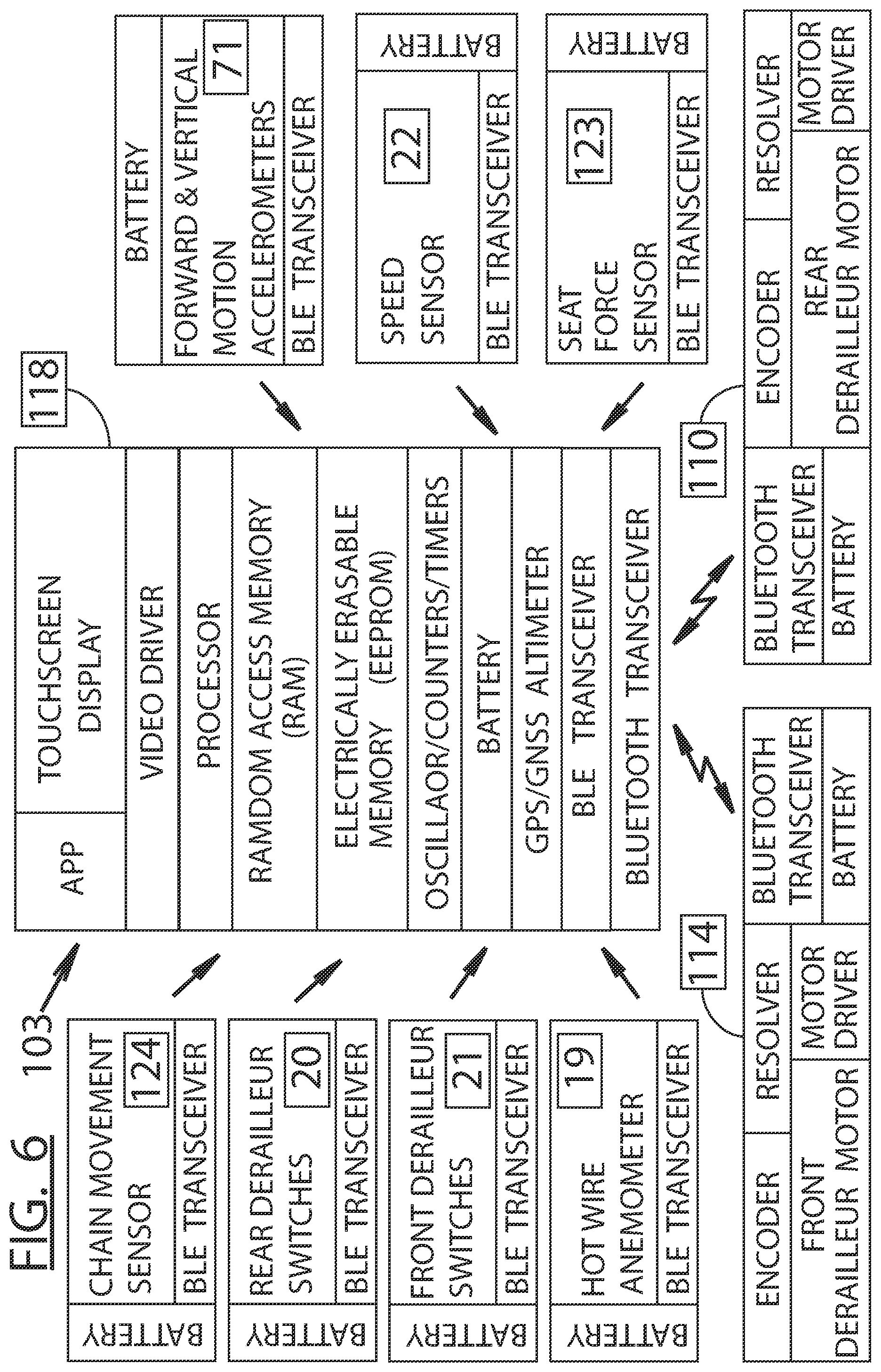 Patent US11787504 Figure 6 – Rear derailleur electrical actuator