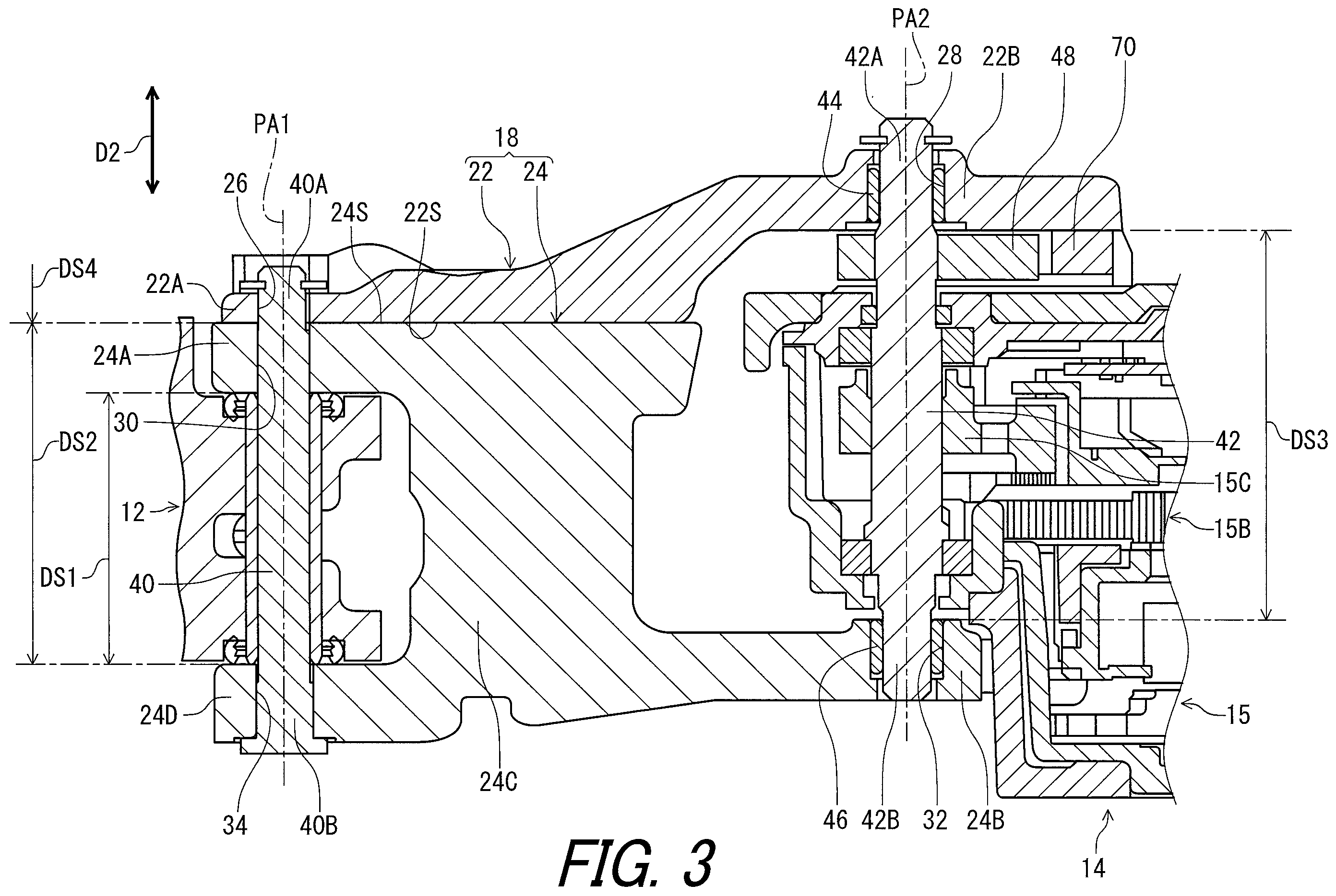 Patent US11787505 Figure 3 – Linkage and derailleur for human-powered vehicle