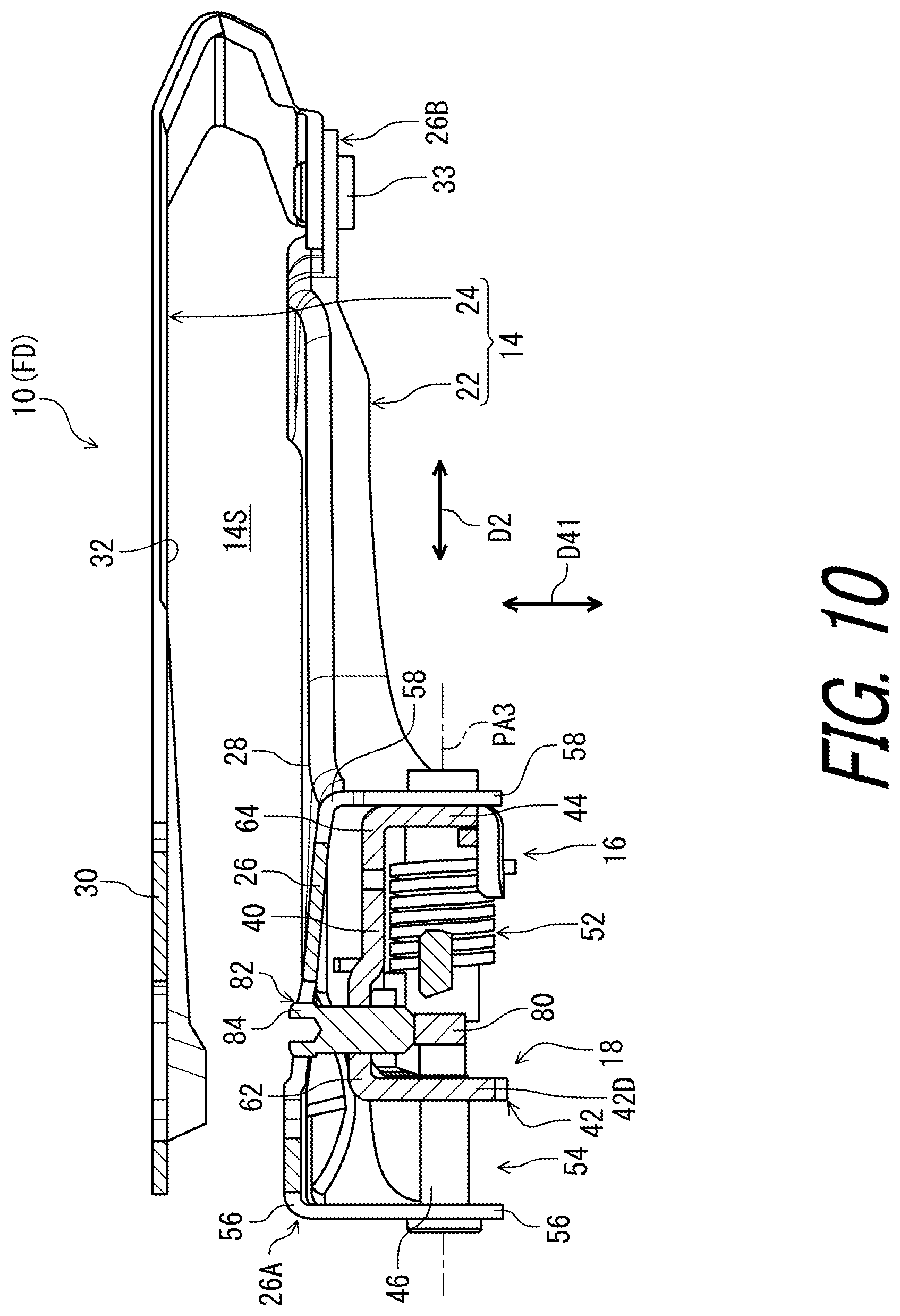 Patent US11787506 Figure 10 – Derailleur for human-powered vehicle