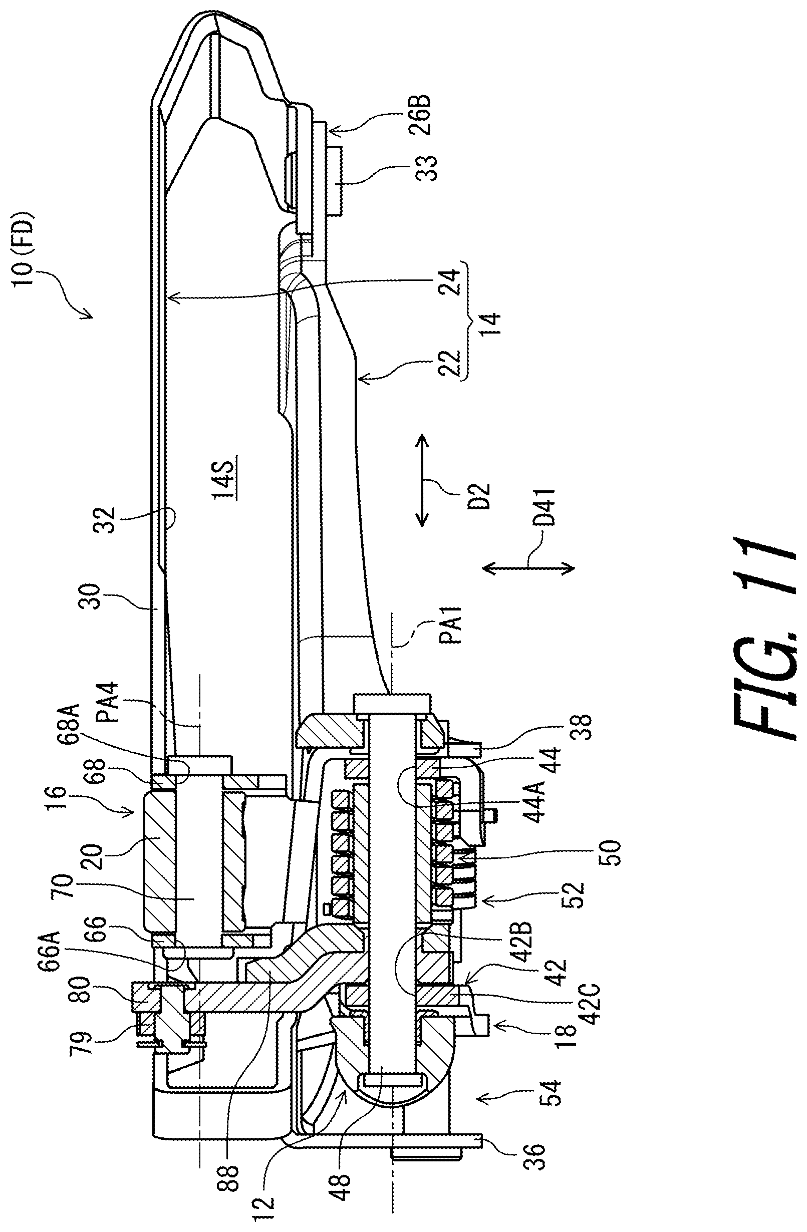 Patent US11787506 Figure 11 – Derailleur for human-powered vehicle