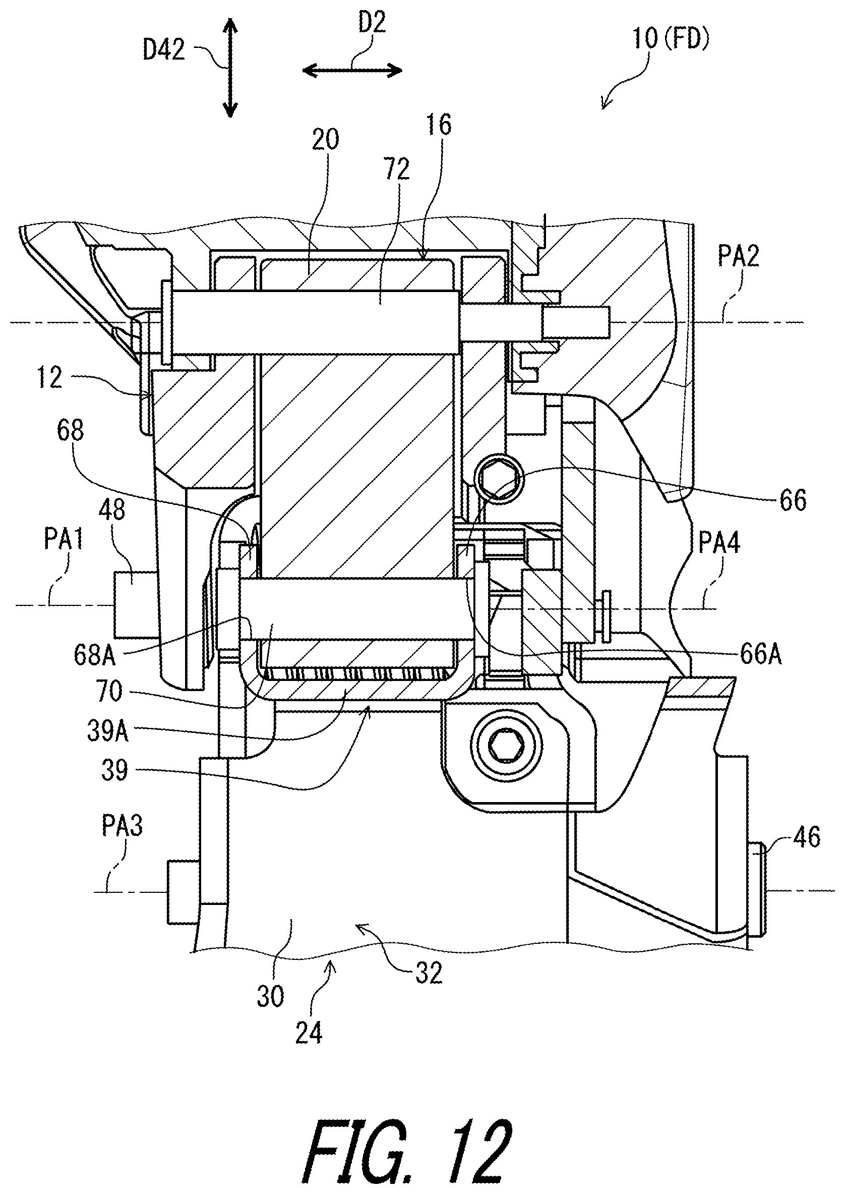 Patent US11787506 Figure 12 – Derailleur for human-powered vehicle
