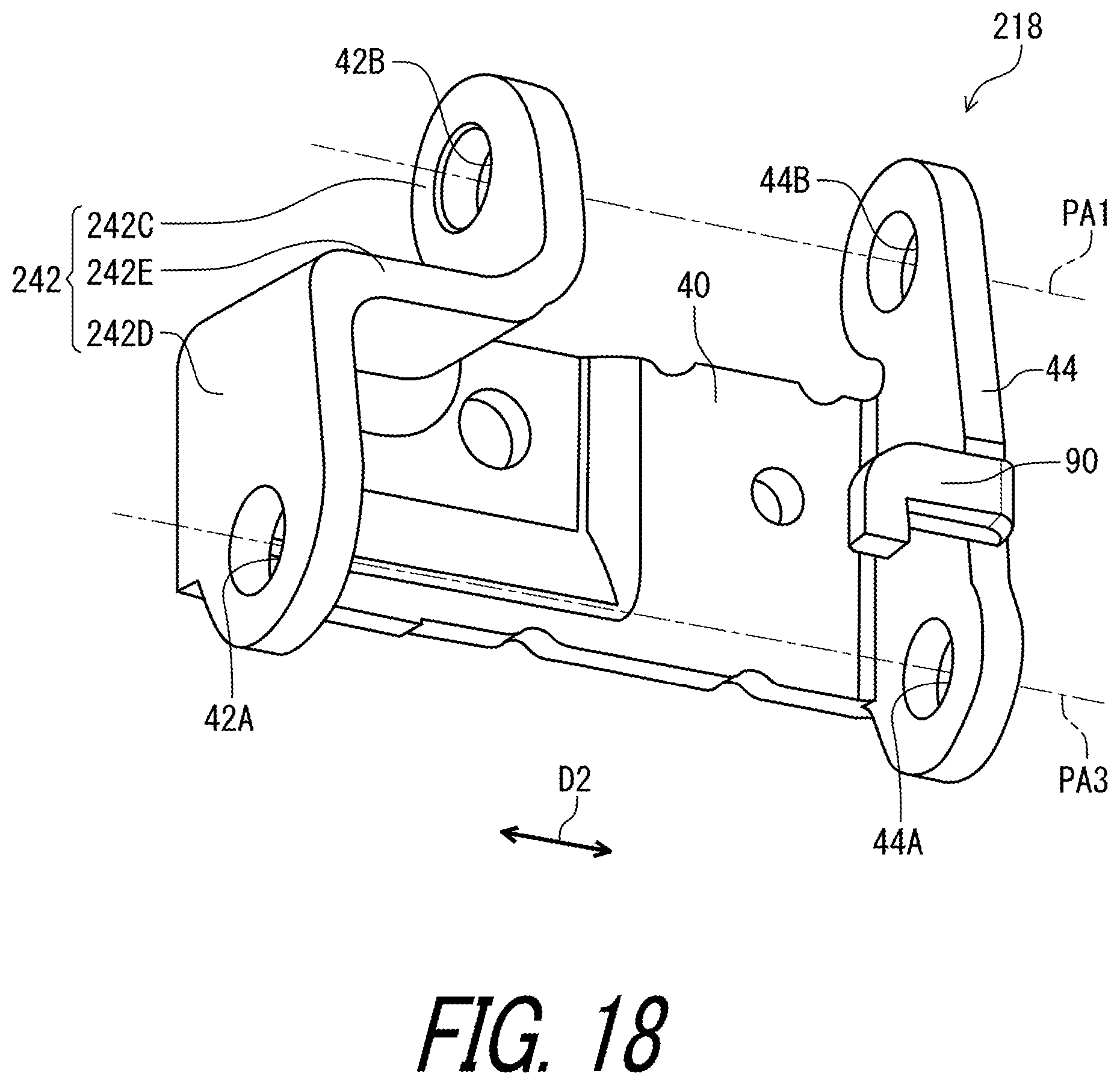 Patent US11787506 Figure 18 – Derailleur for human-powered vehicle
