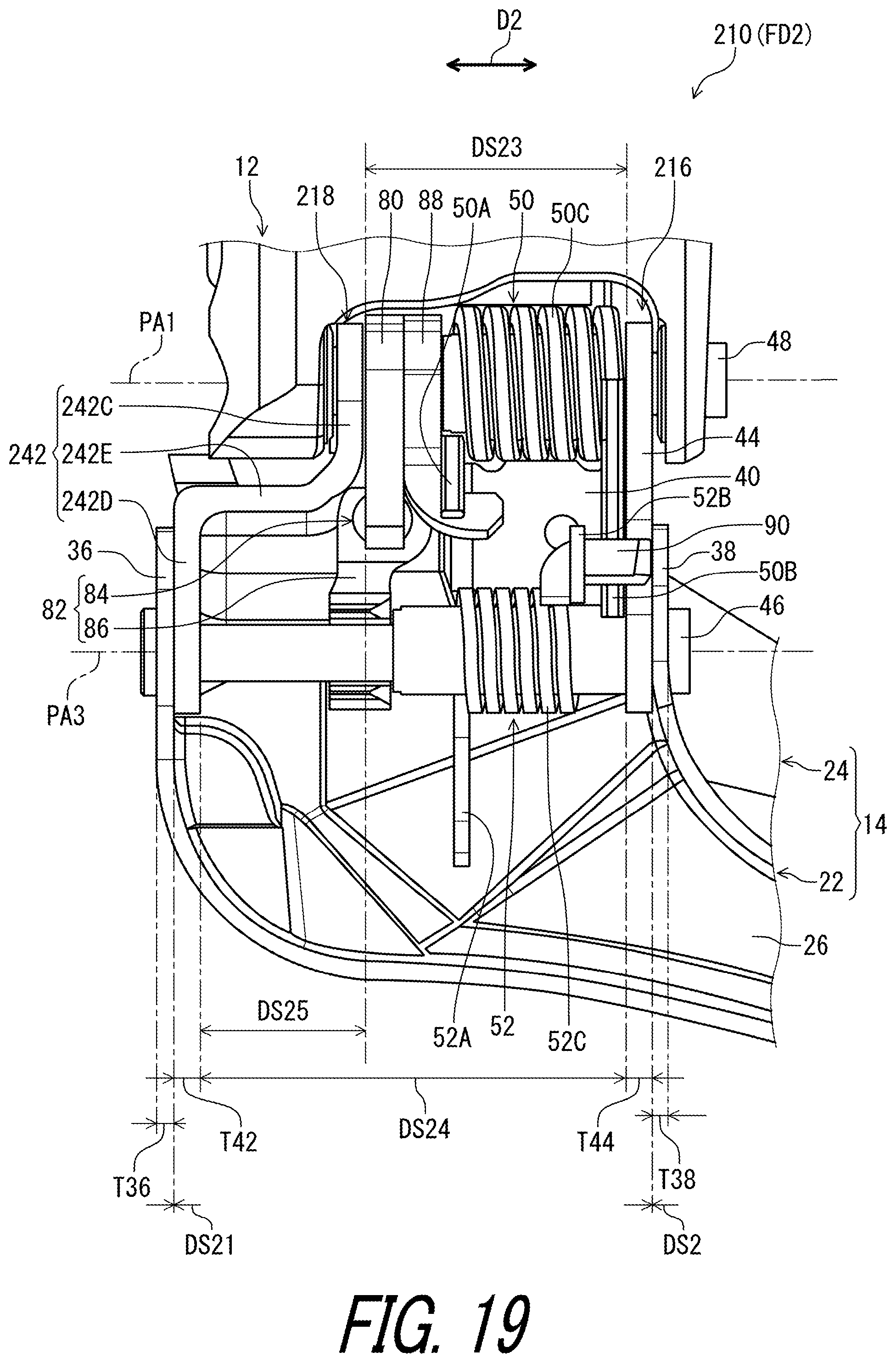 Patent US11787506 Figure 19 – Derailleur for human-powered vehicle
