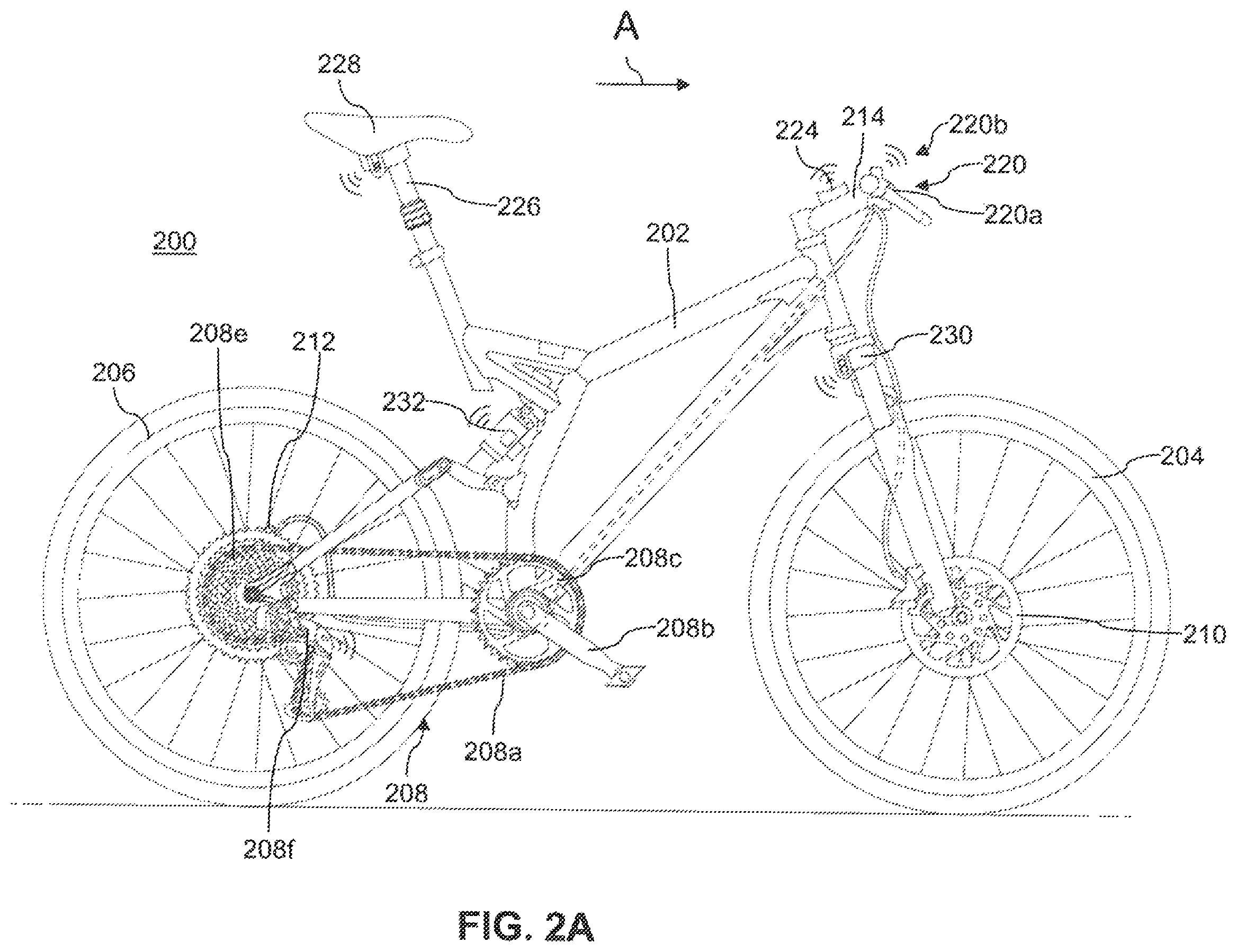 Patent US11787507 Figure 6 – System for a bicycle