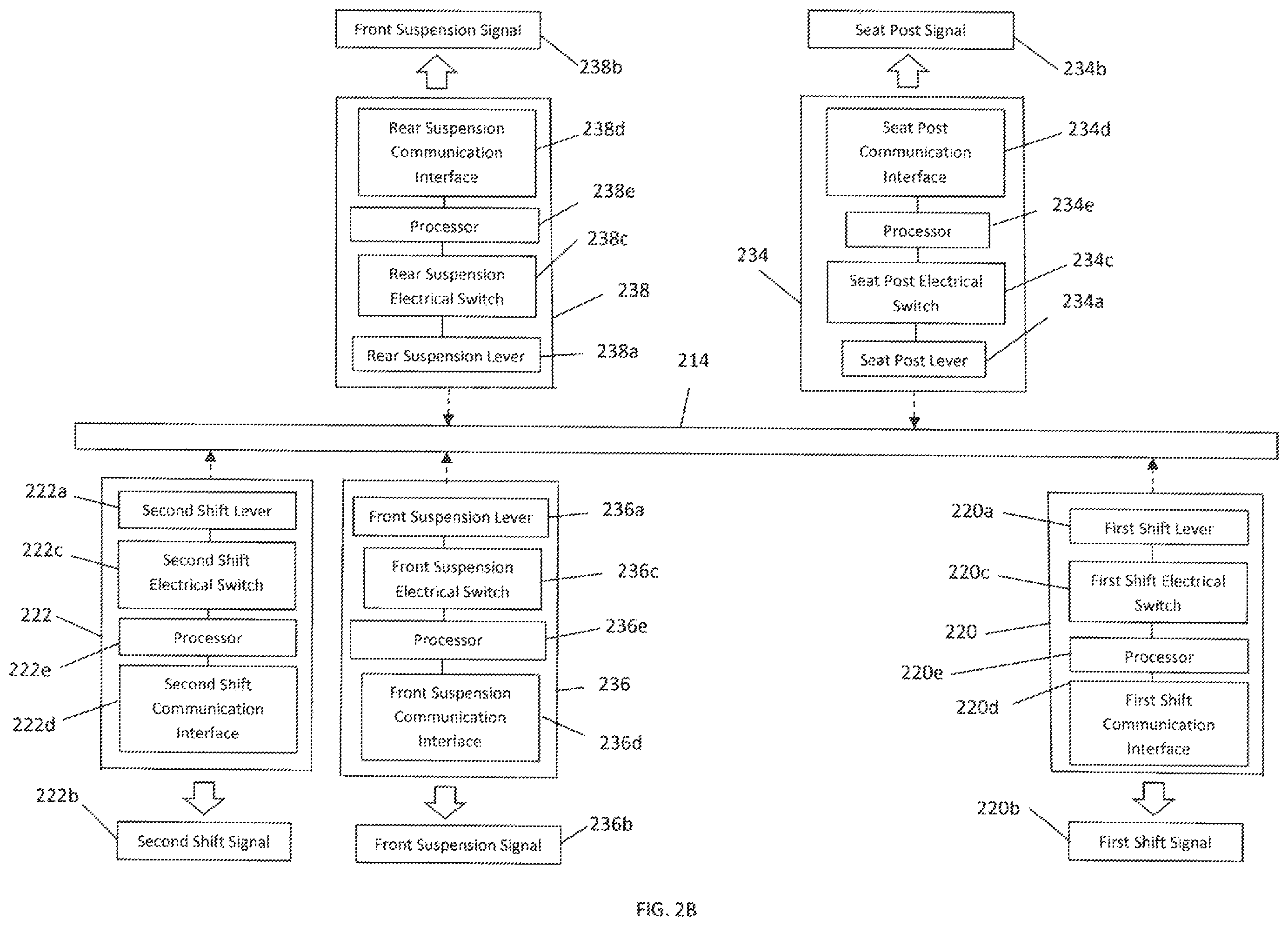 Patent US11787507 Figure 7 – System for a bicycle