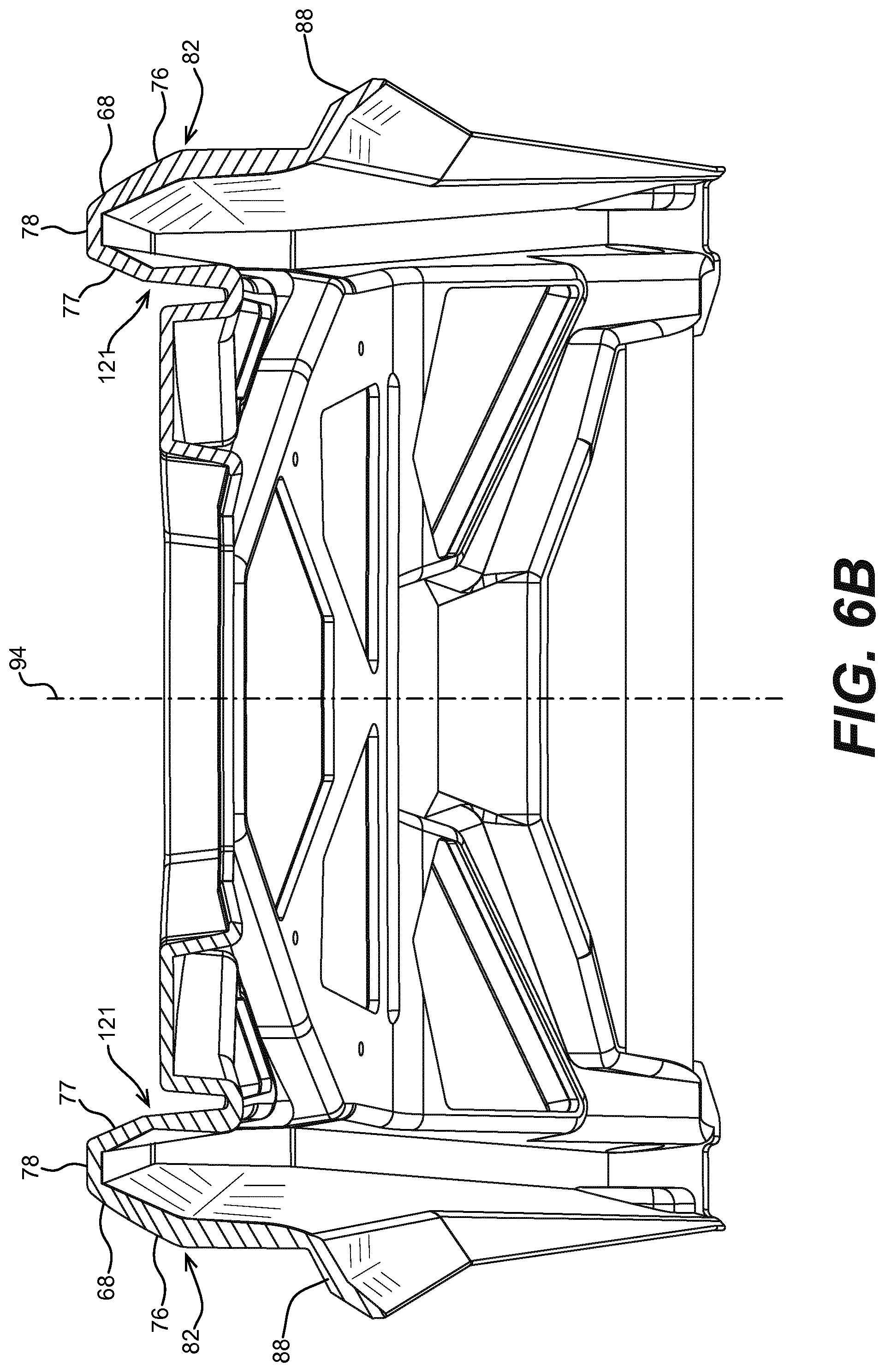 Patent US11787509 Figure 7 – Snowmobile with a tunnel having a bendable portion