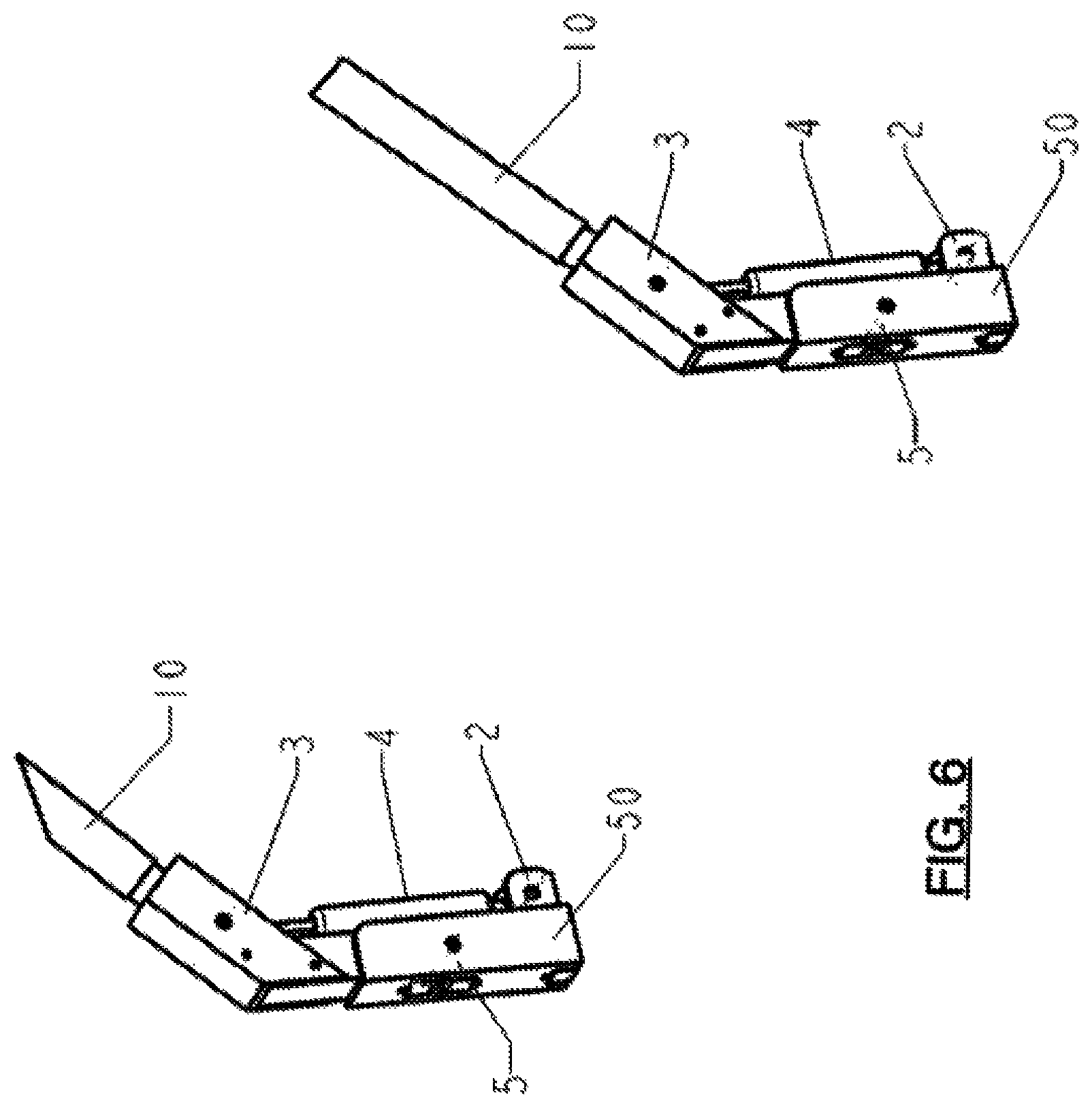 Patent US11787513 Figure 6 – Retractable handlebars for use on motorized surf boots