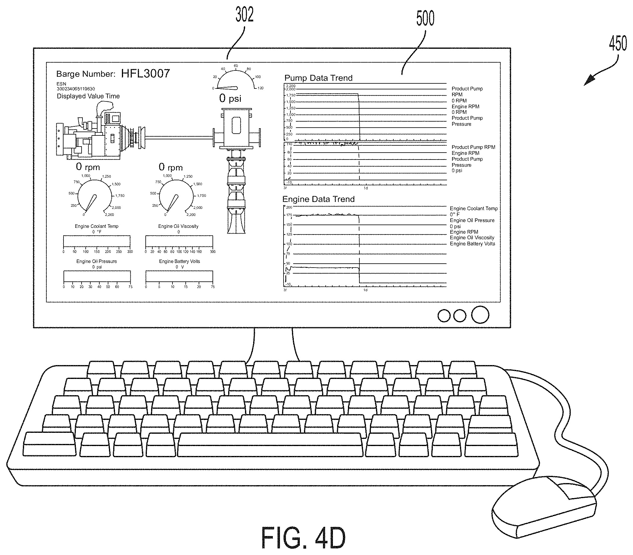 Patent US11787515 Figure 12 – Barge offloading monitoring systems, methods, and kit