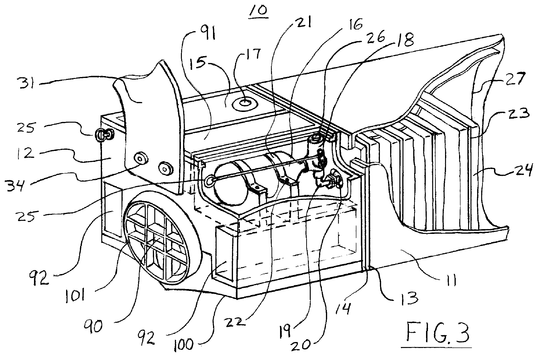 Patent US11787517 Figure 3 – Man overboard (MOB)—compact powered rescue apparatus (CPRA)