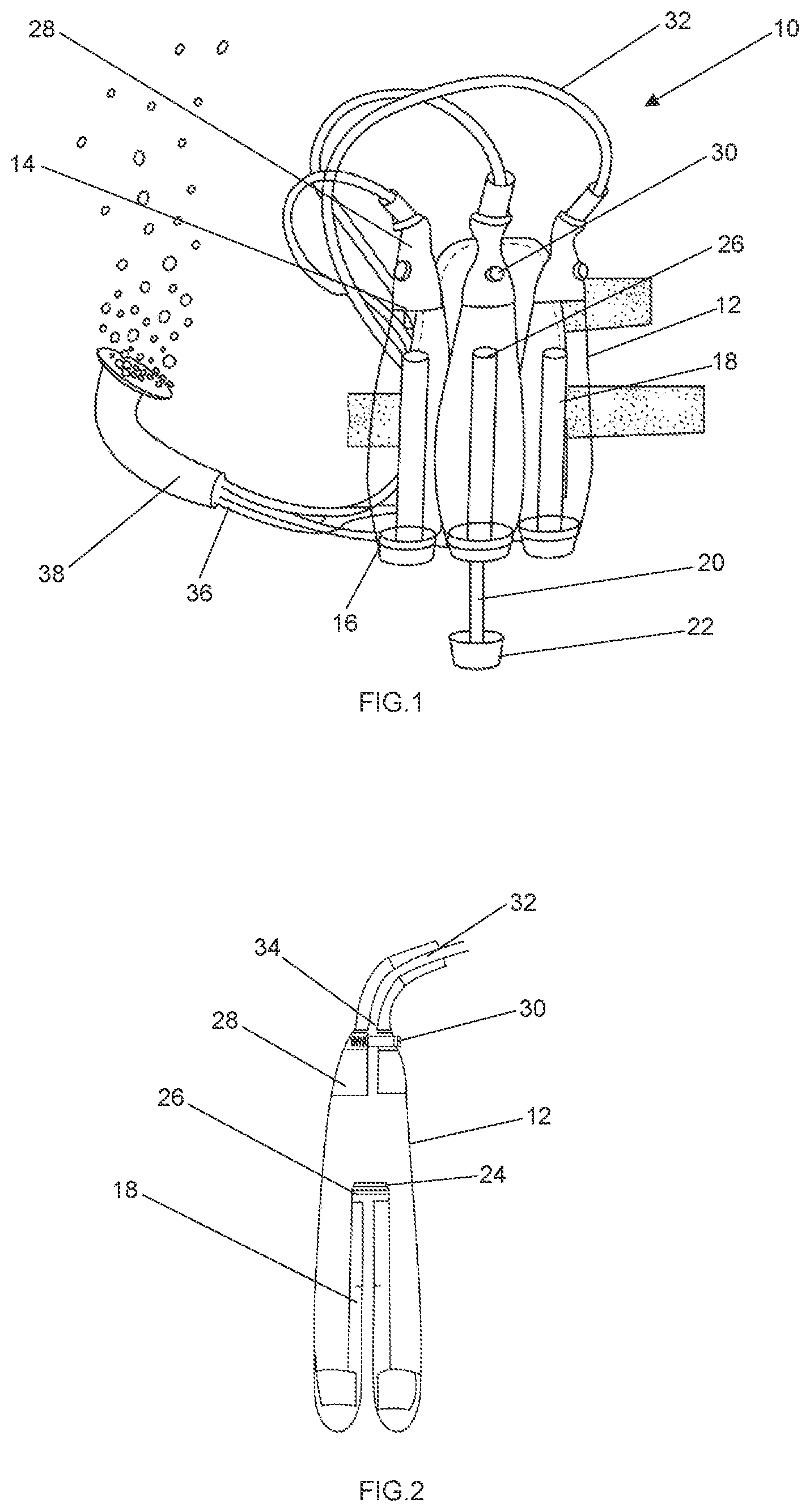 Patent US11787519 Figure 1 – Underwater breathing device