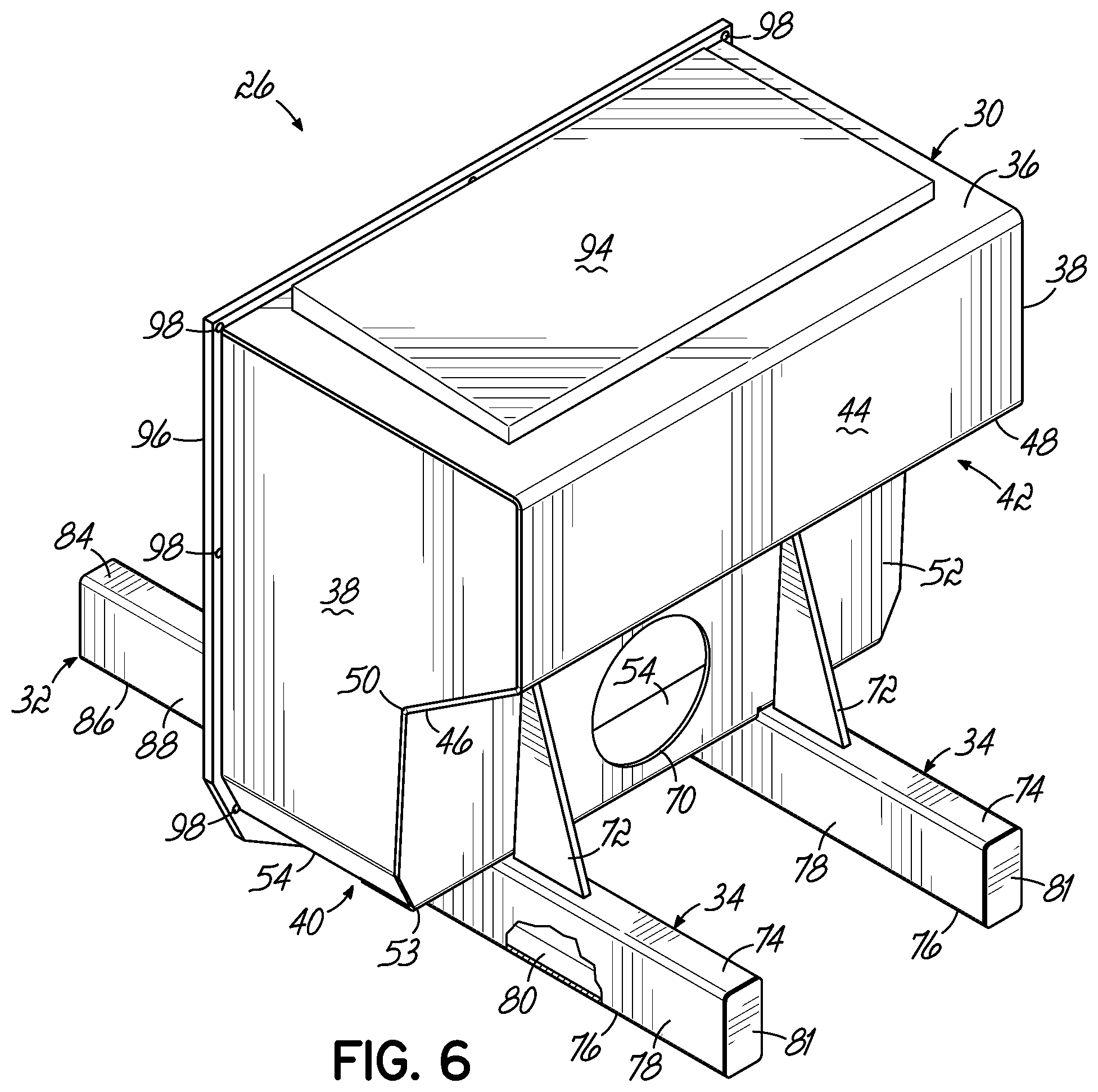 Patent US11787520 Figure 7 – Jet pump assembly and method of securing jet pump assembly to boat hull