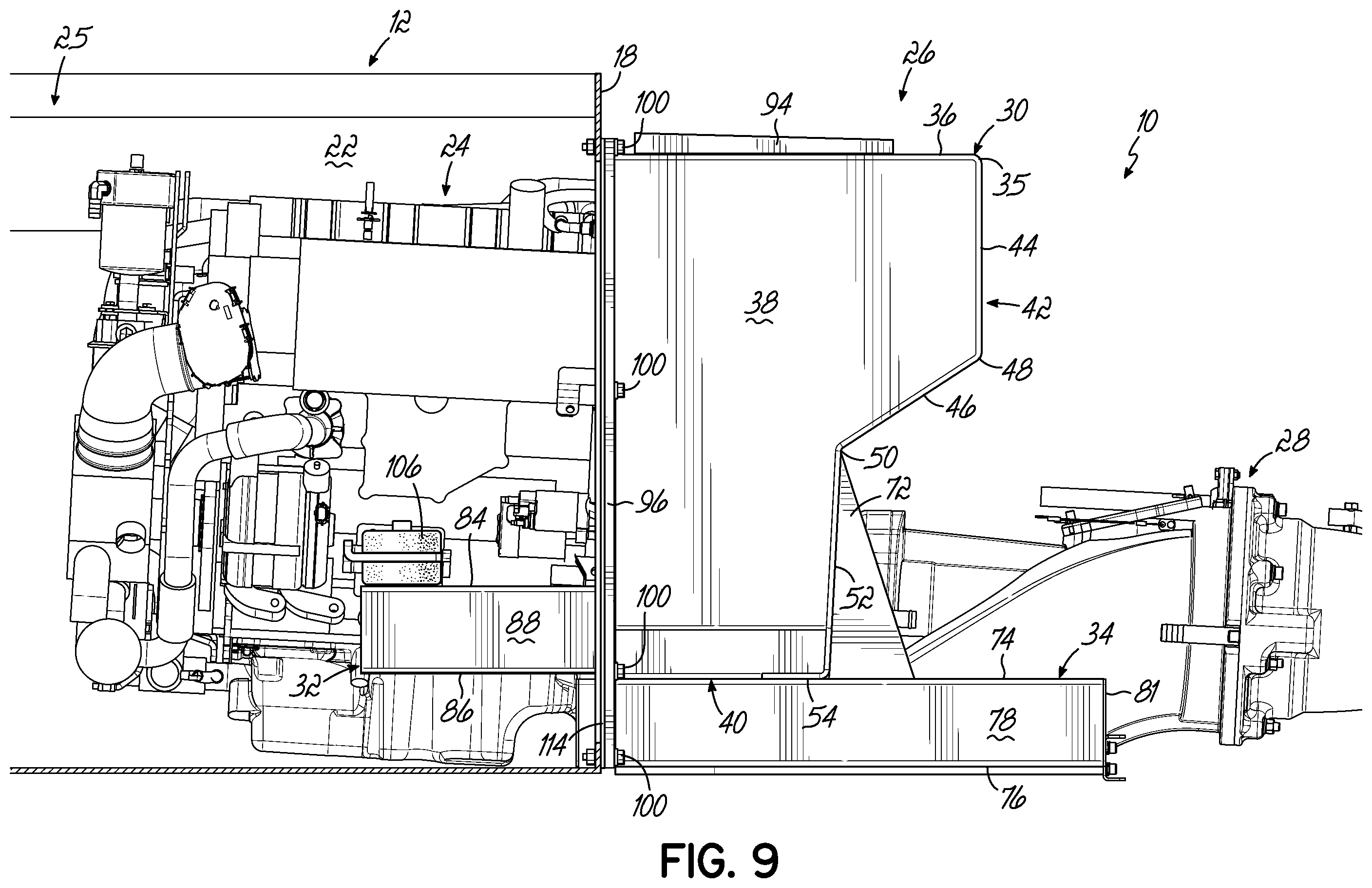 Patent US11787520 Figure 10 – Jet pump assembly and method of securing jet pump assembly to boat hull