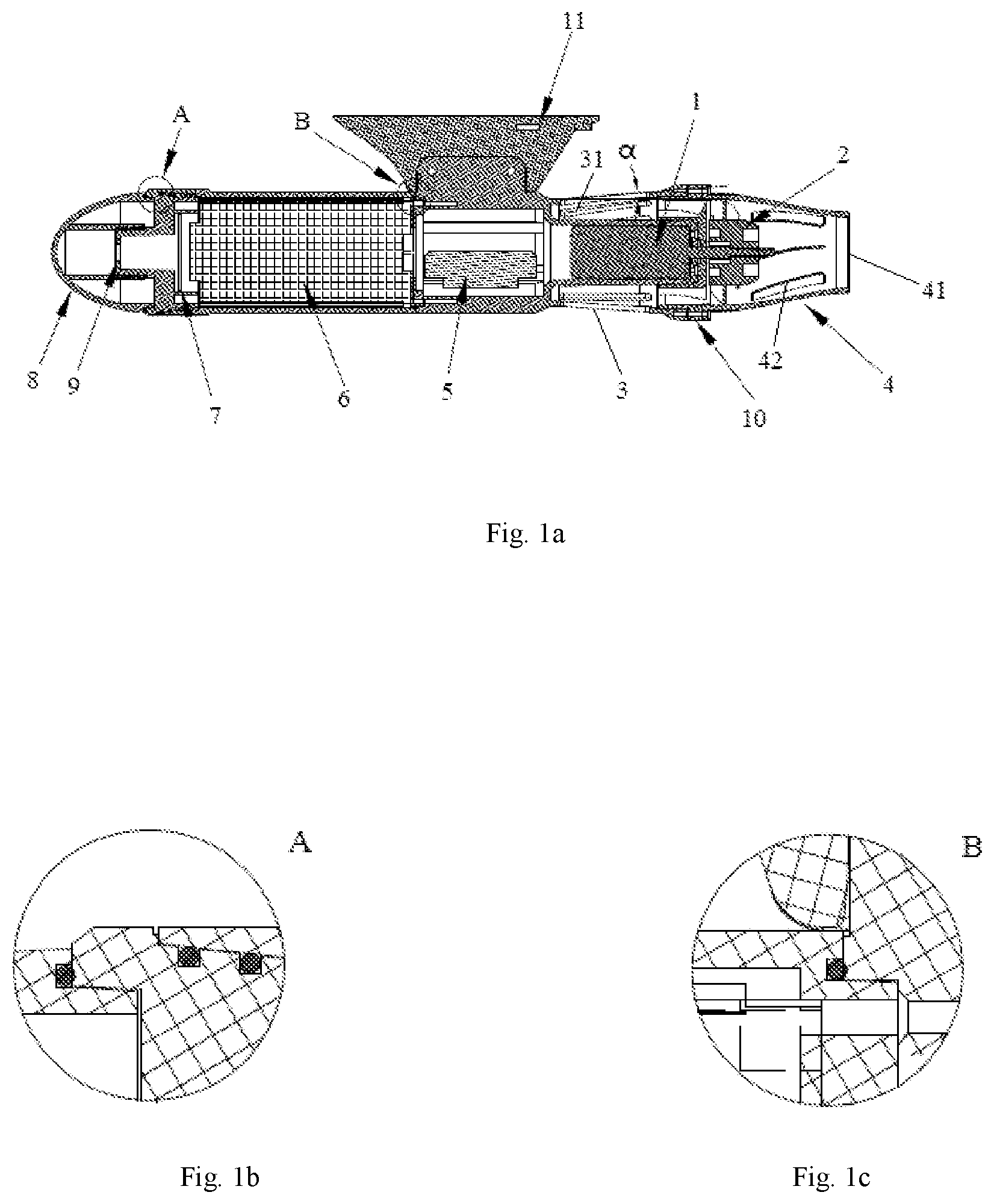 Patent US11787521 Figure 1 – Underwater thruster