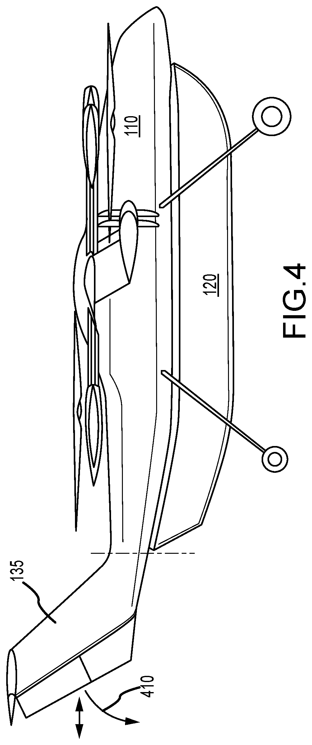 Patent US11787525 Figure 5 – Reconfigurable hybrid VTOL system