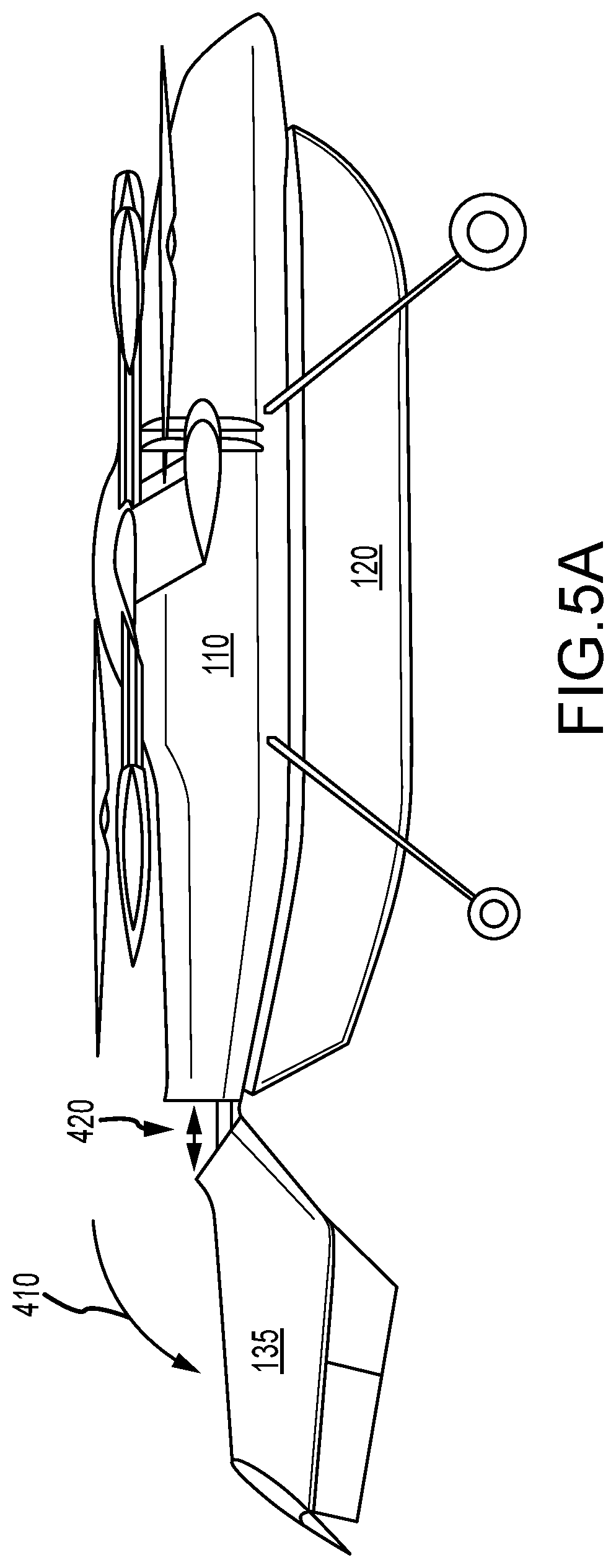 Patent US11787525 Figure 6 – Reconfigurable hybrid VTOL system