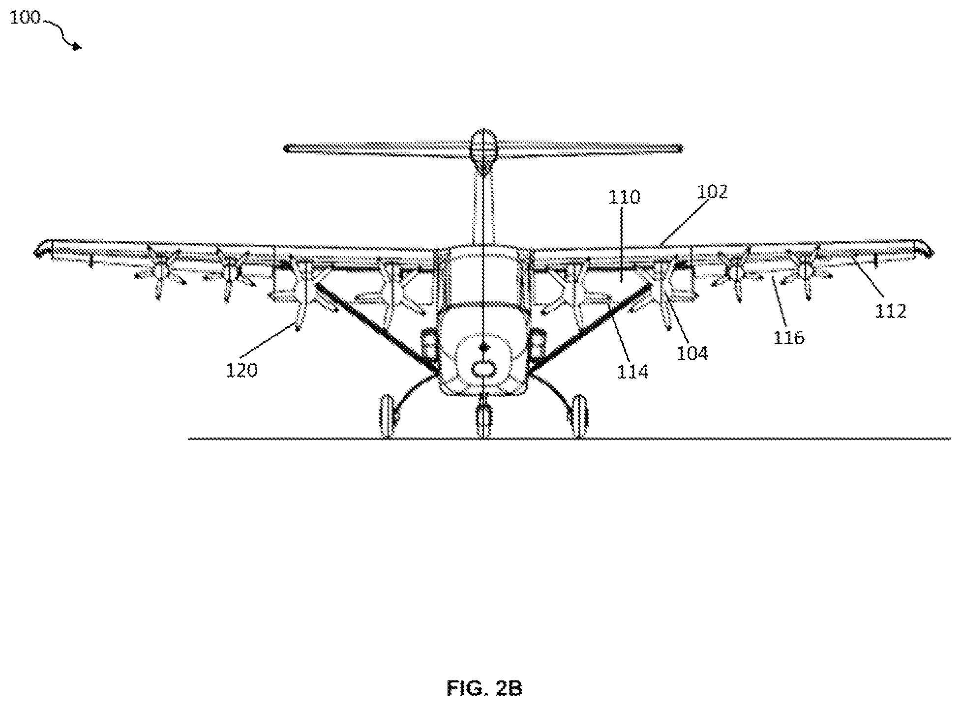 Patent US11787526 Figure 4 – System and method for lift augmentation of aircraft wings