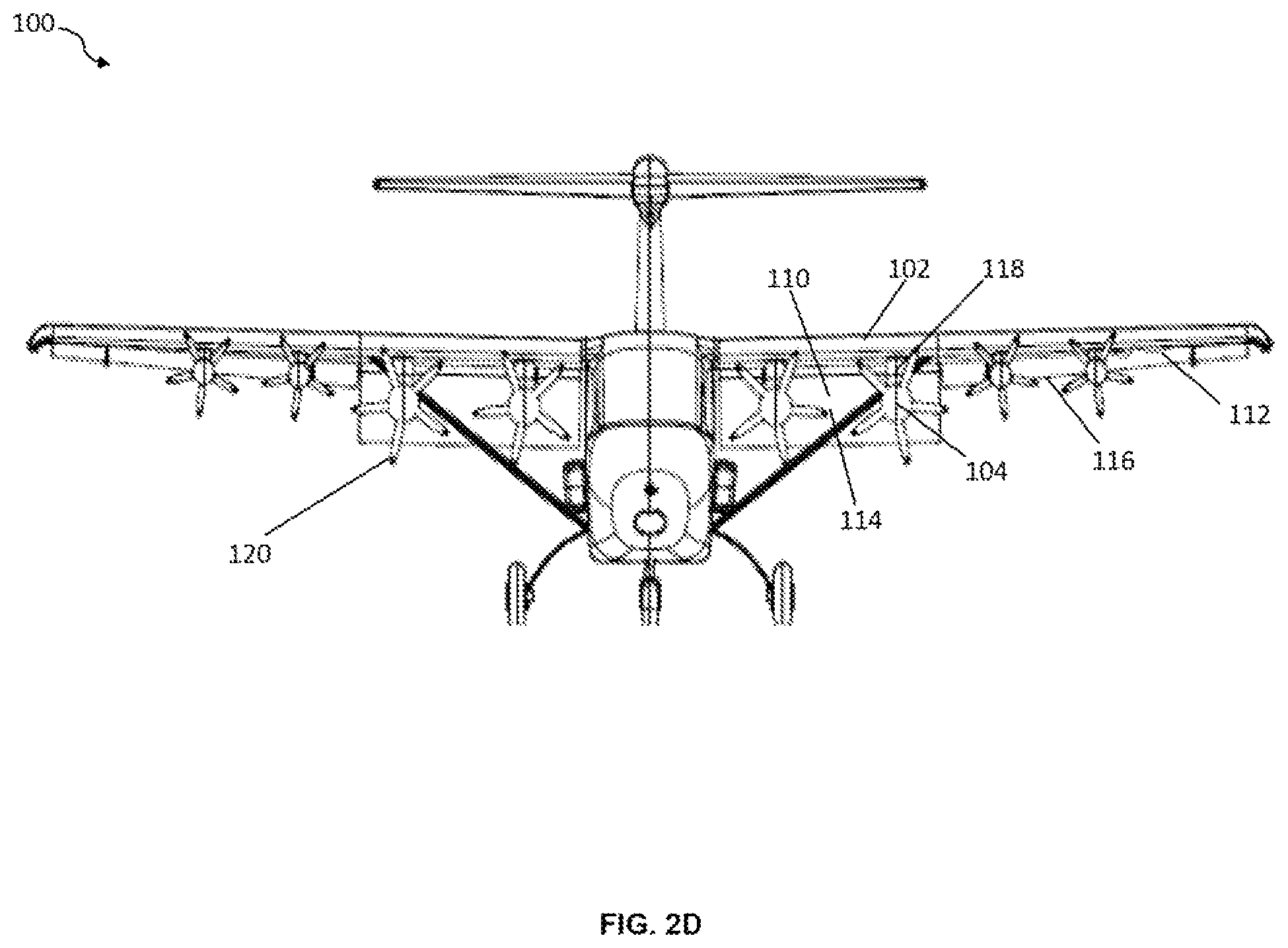 Patent US11787526 Figure 6 – System and method for lift augmentation of aircraft wings