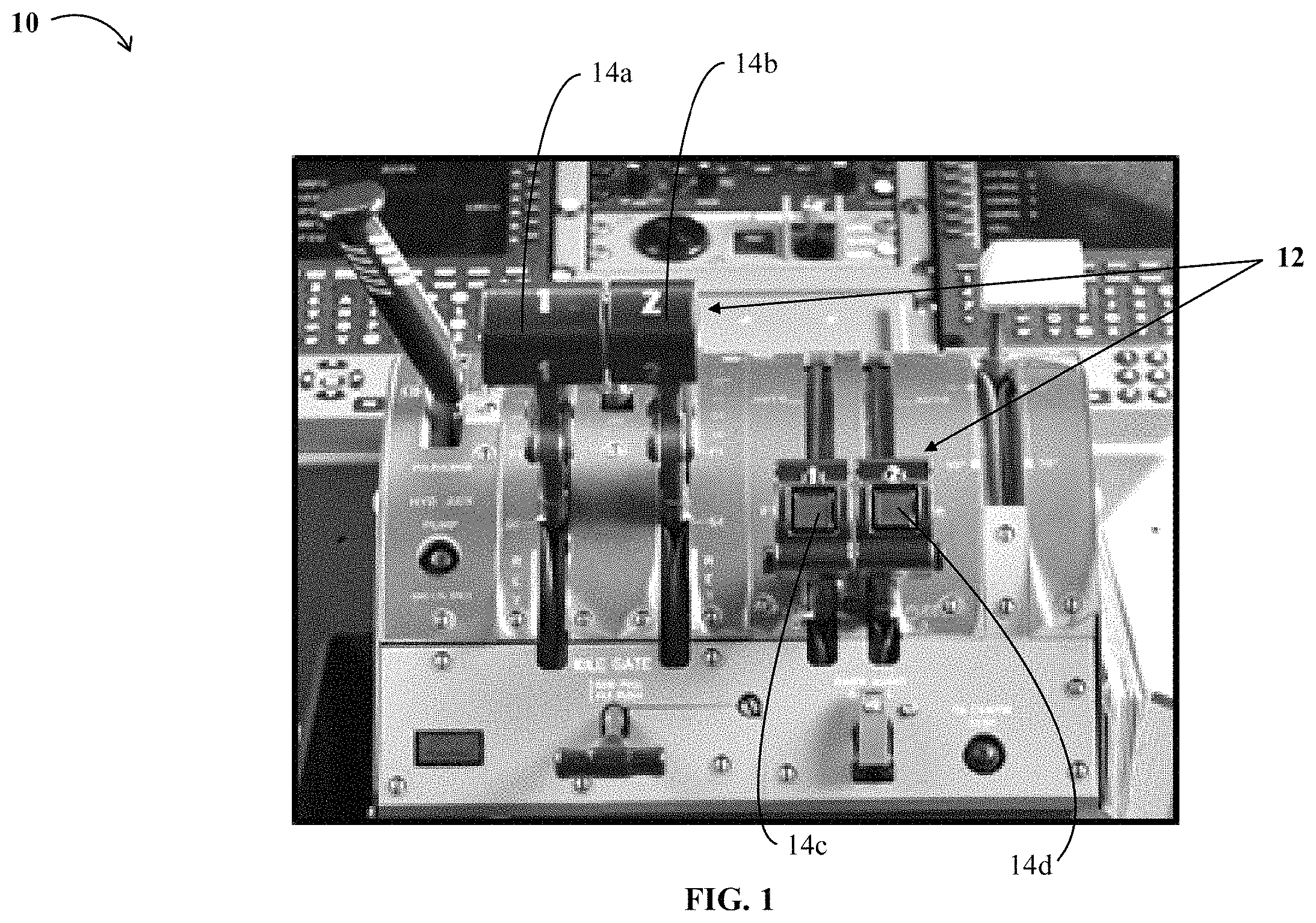Patent US11787527 Figure 1 – Actuation system for cockpit control levers