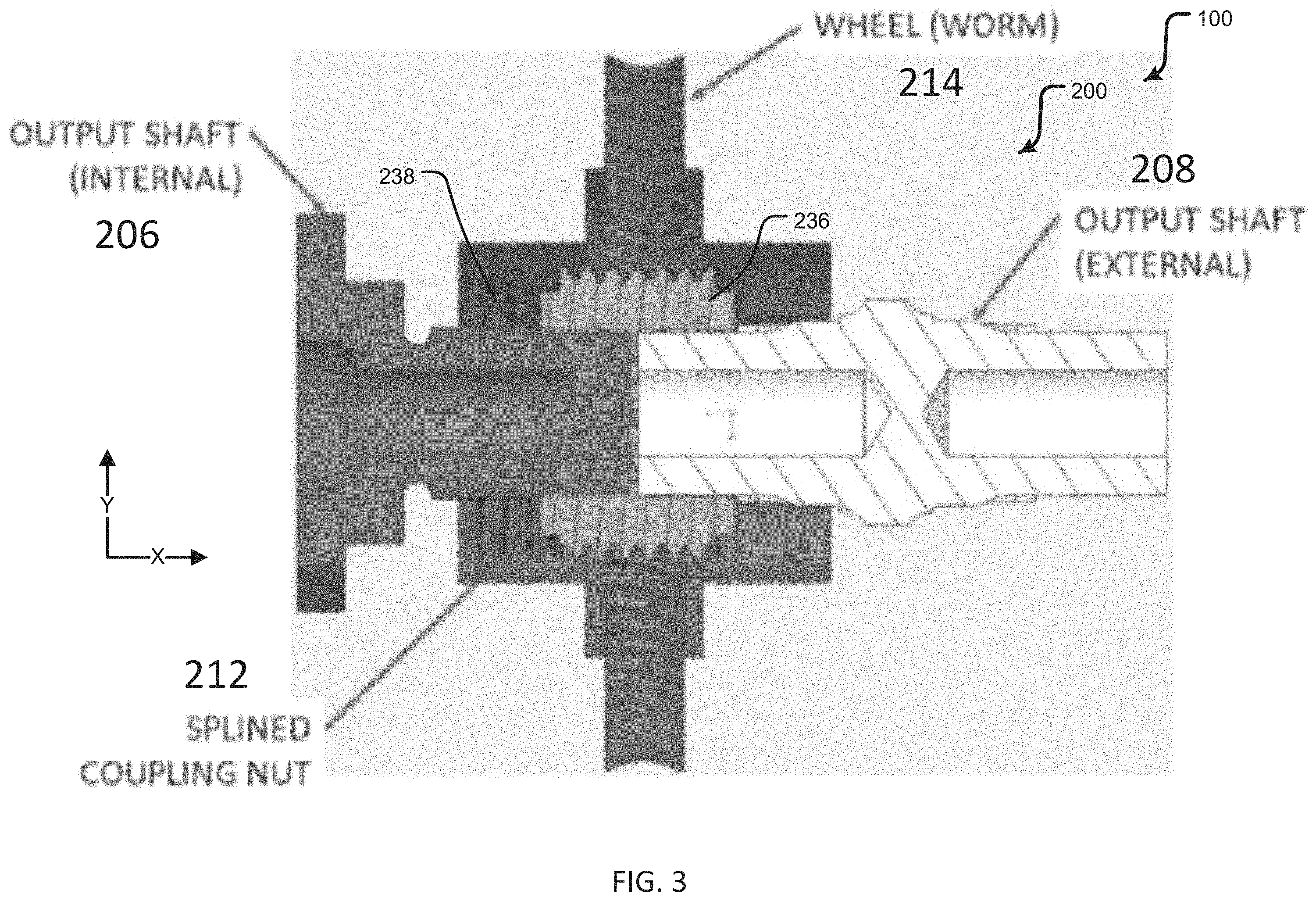 Patent US11787528 Figure 3 – Jam free dual-redundant actuator lane changer system and process