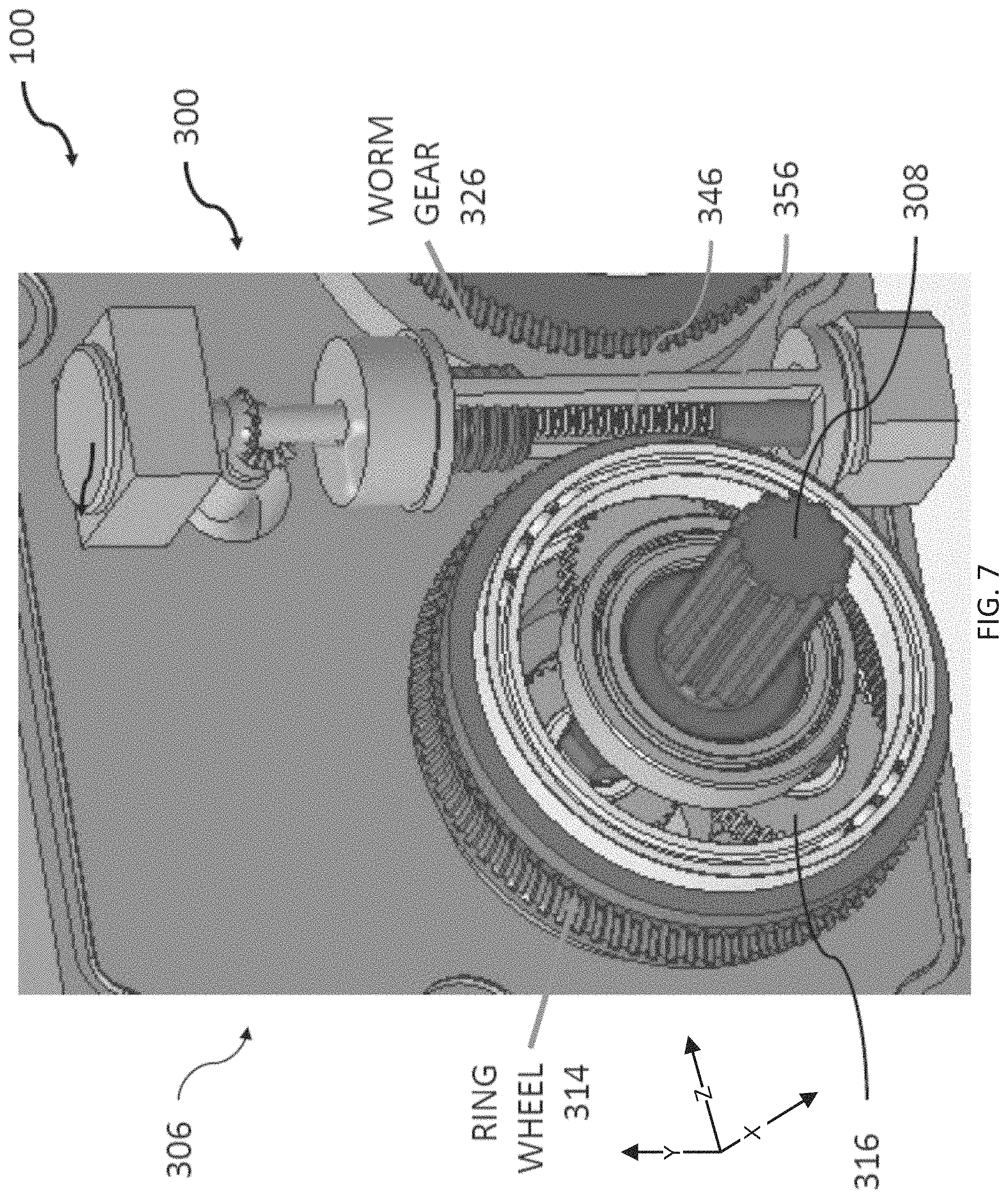 Patent US11787528 Figure 7 – Jam free dual-redundant actuator lane changer system and process