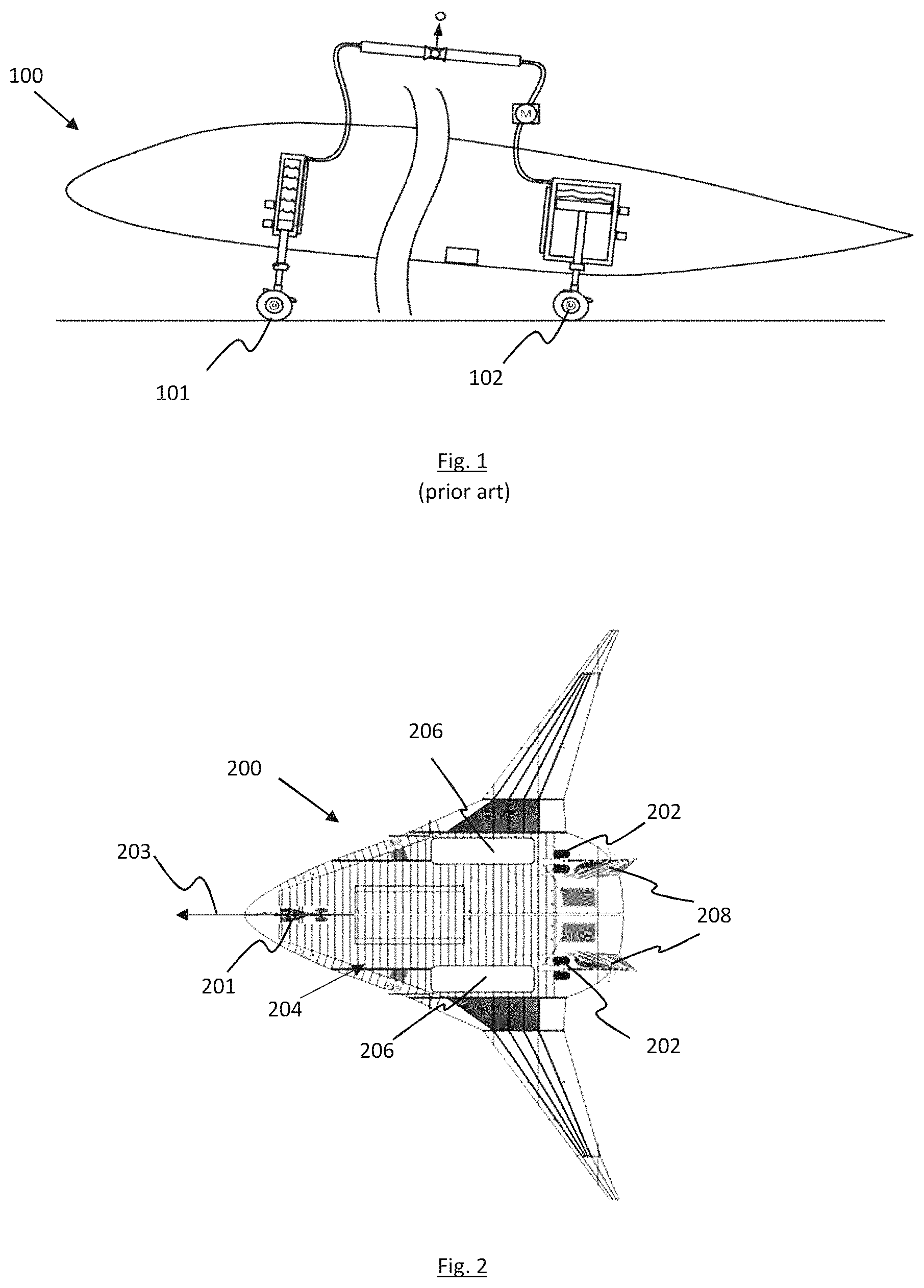 Patent US11787529 Figure 1 – Aircraft landing gear