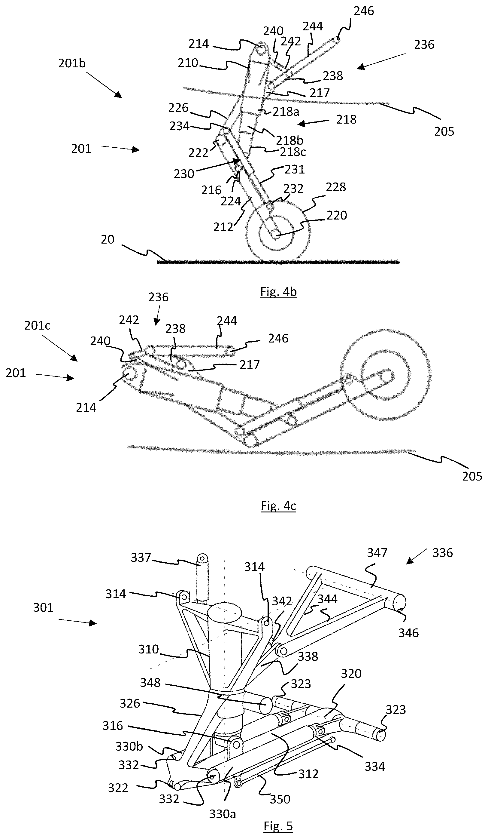 Patent US11787529 Figure 3 – Aircraft landing gear