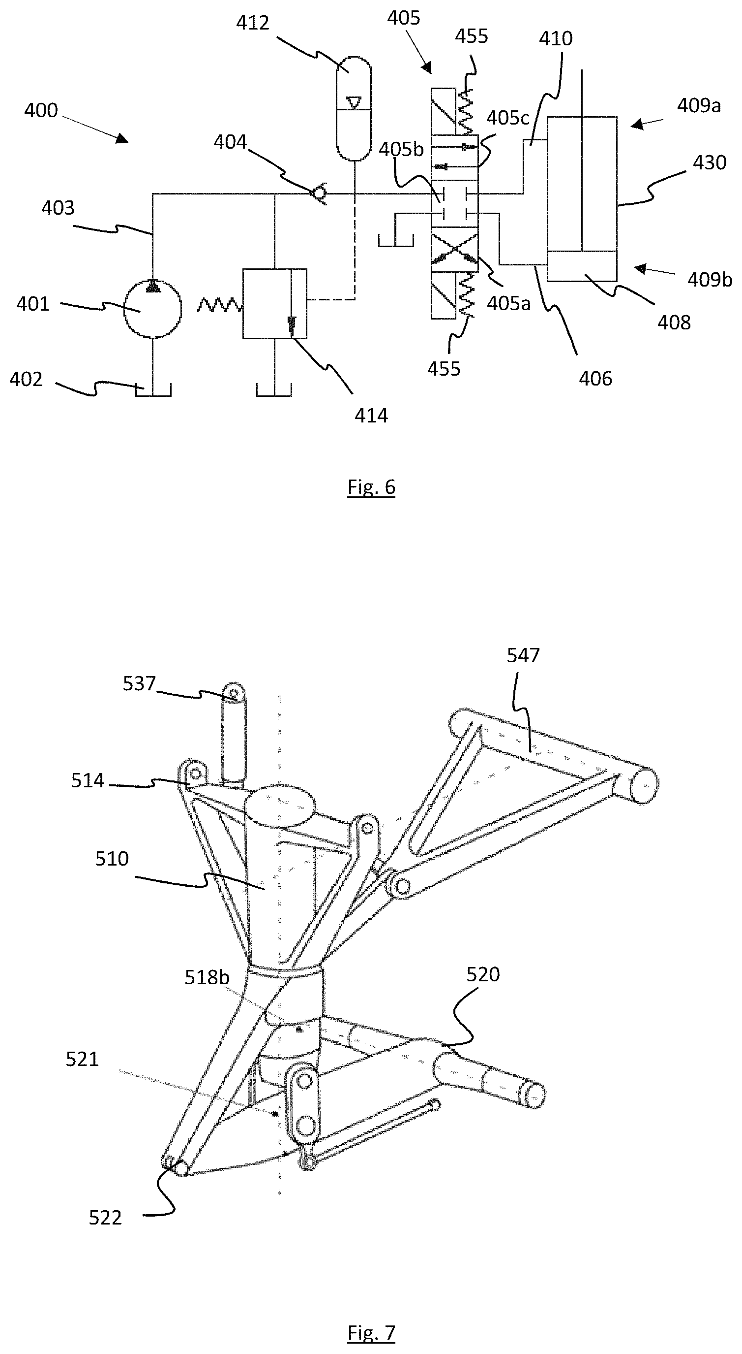 Patent US11787529 Figure 4 – Aircraft landing gear