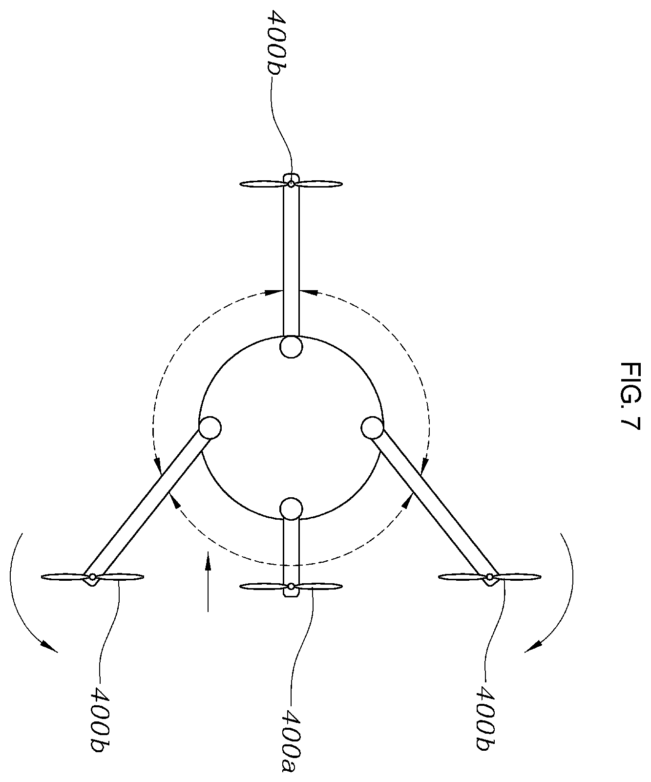 Patent US11787530 Figure 7 – Fail safety apparatus of air mobility