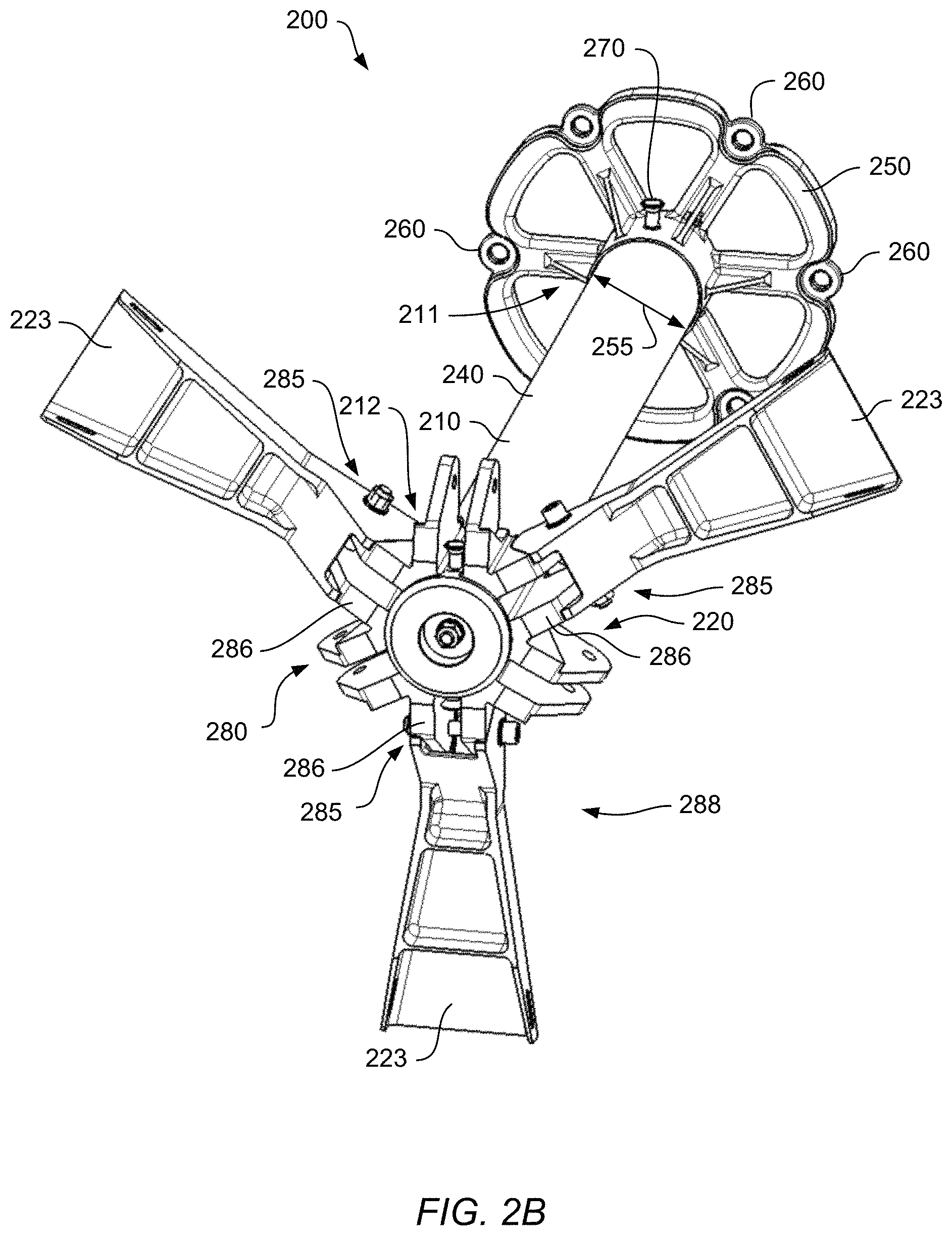 Patent US11787531 Figure 4 – Modular load carrying apparatus with a carrier star