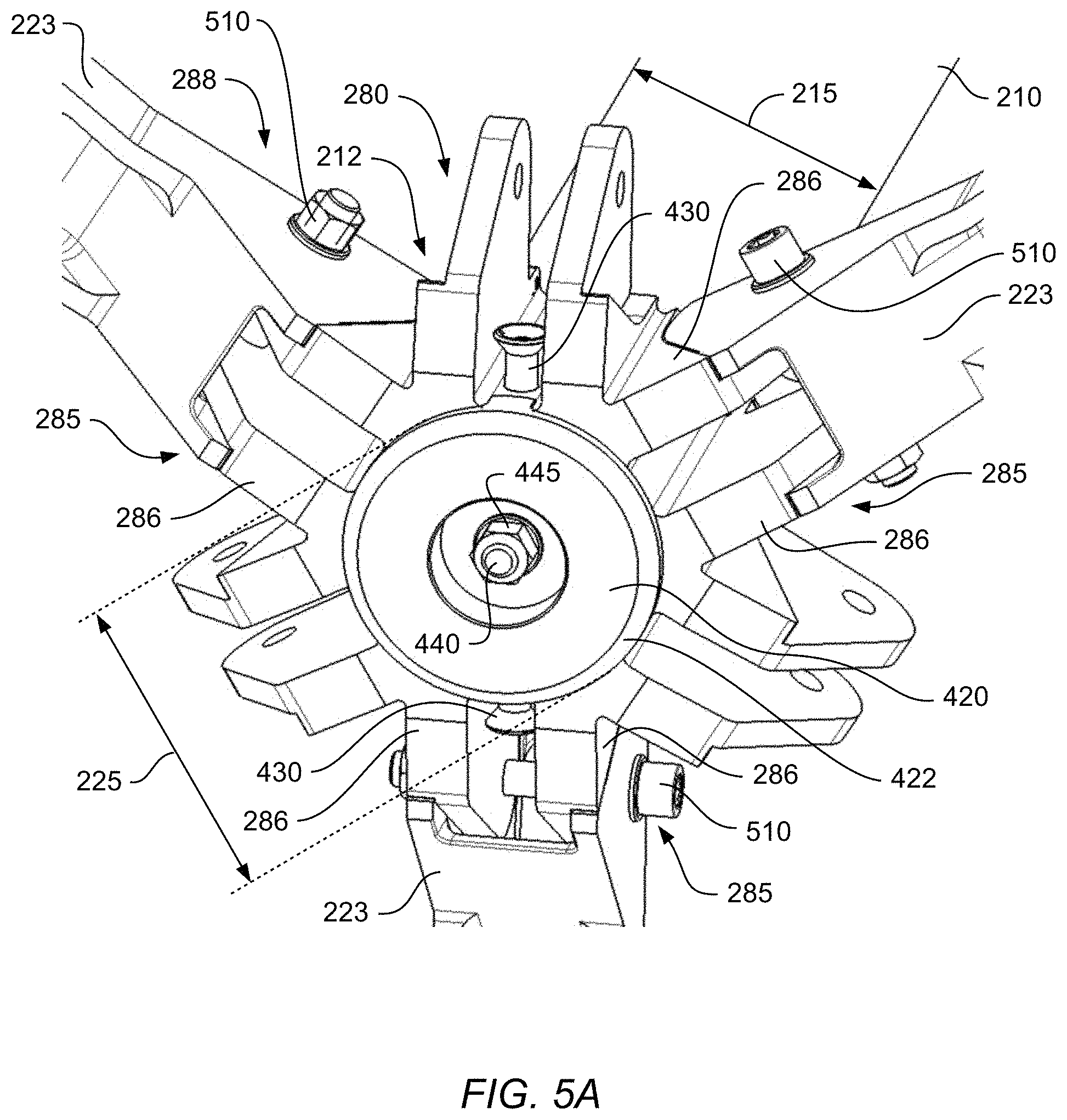 Patent US11787531 Figure 7 – Modular load carrying apparatus with a carrier star