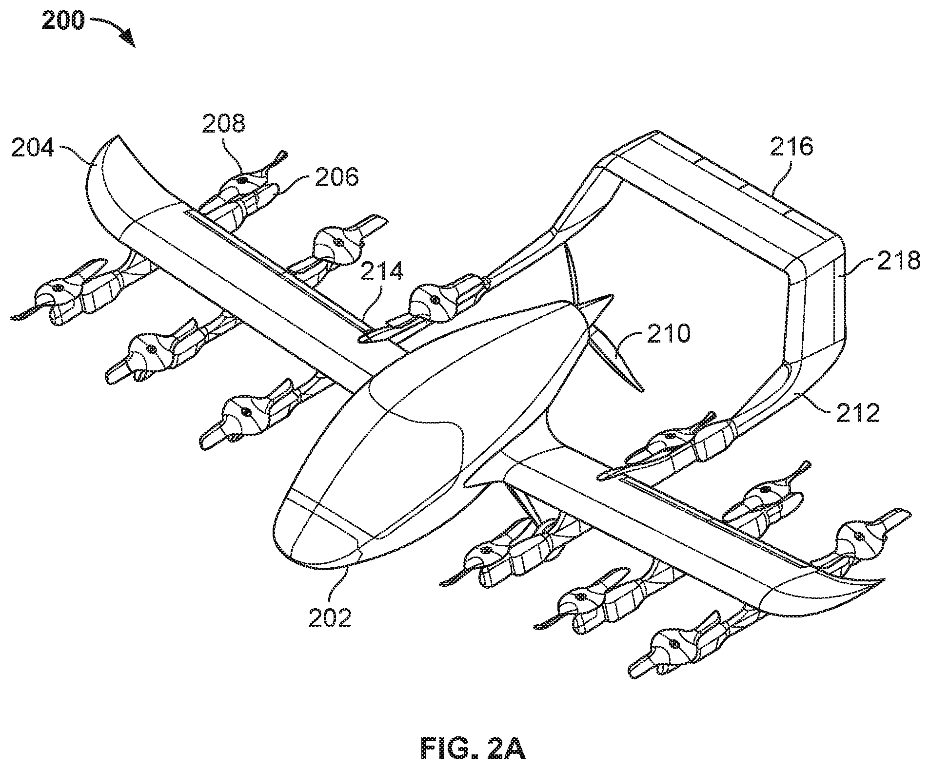 Patent US11787535 Figure 2 – Online optimization-based flight control system