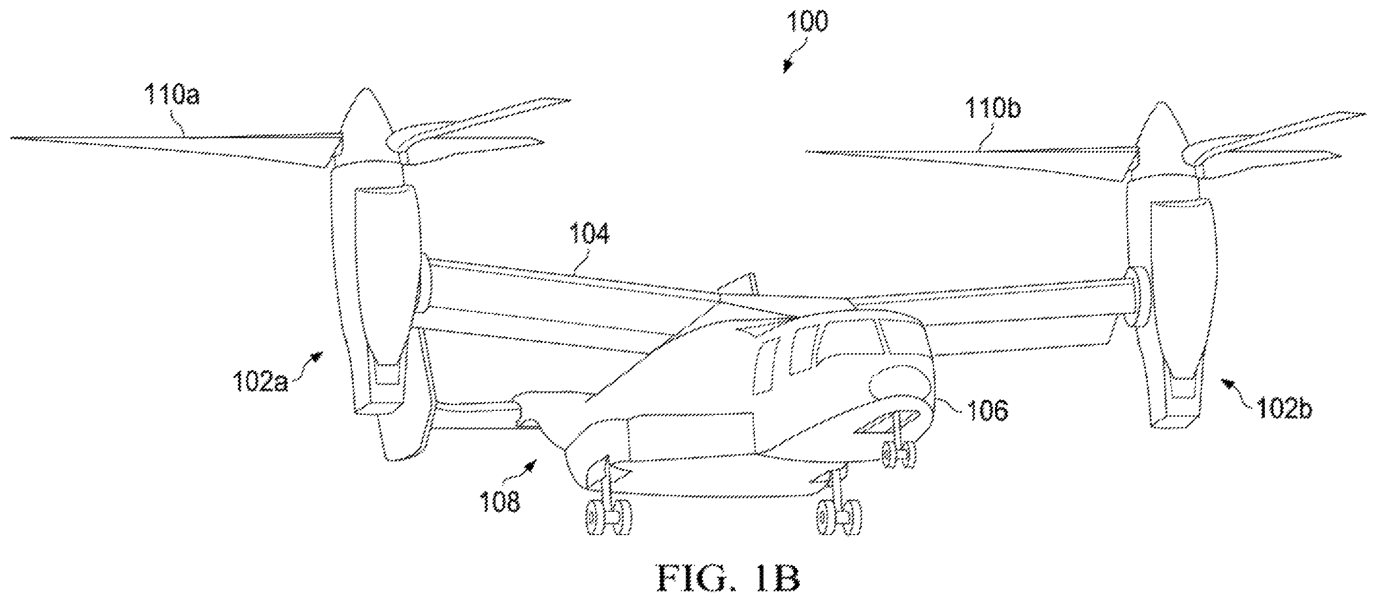 Patent US11787536 Figure 2 – System and method for rotating a rotor of a tiltrotor aircraft