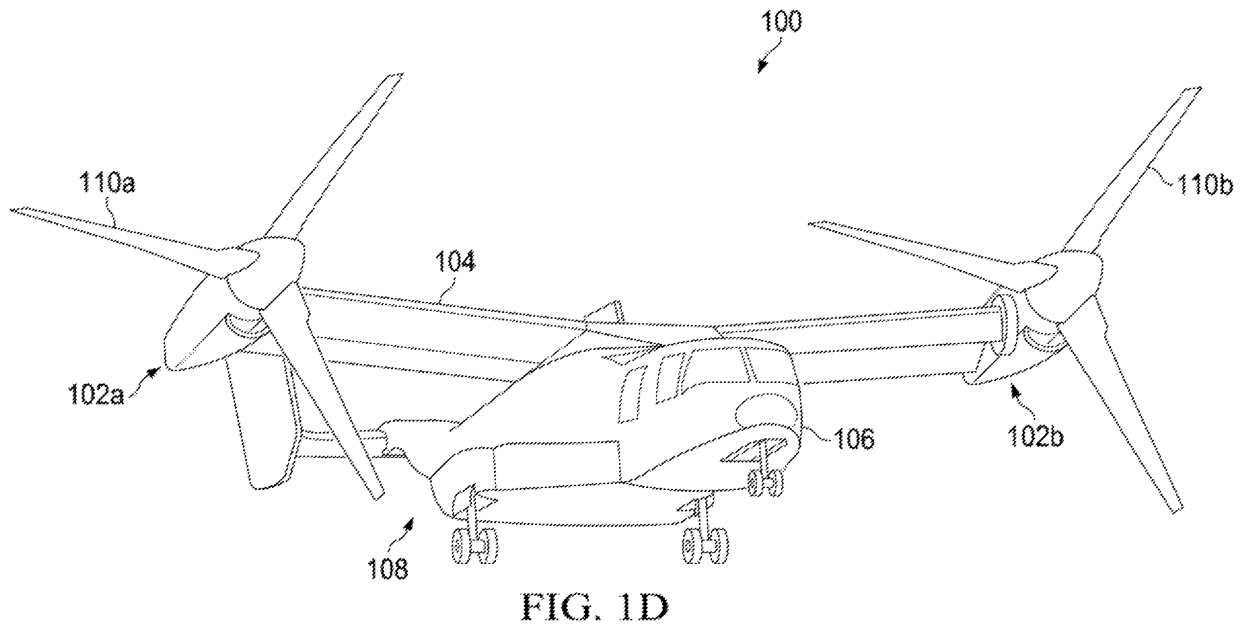 Patent US11787536 Figure 4 – System and method for rotating a rotor of a tiltrotor aircraft