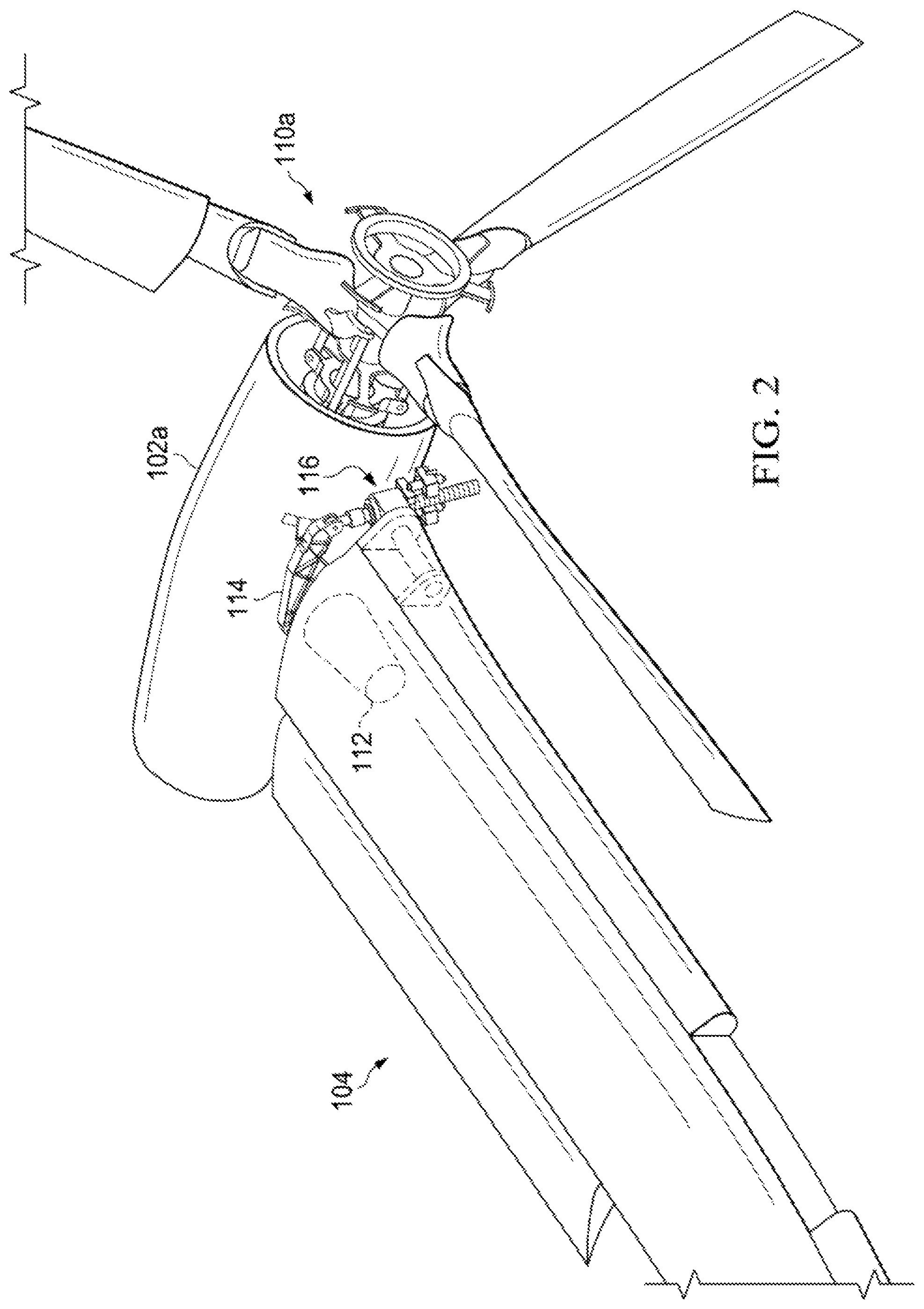 Patent US11787536 Figure 5 – System and method for rotating a rotor of a tiltrotor aircraft