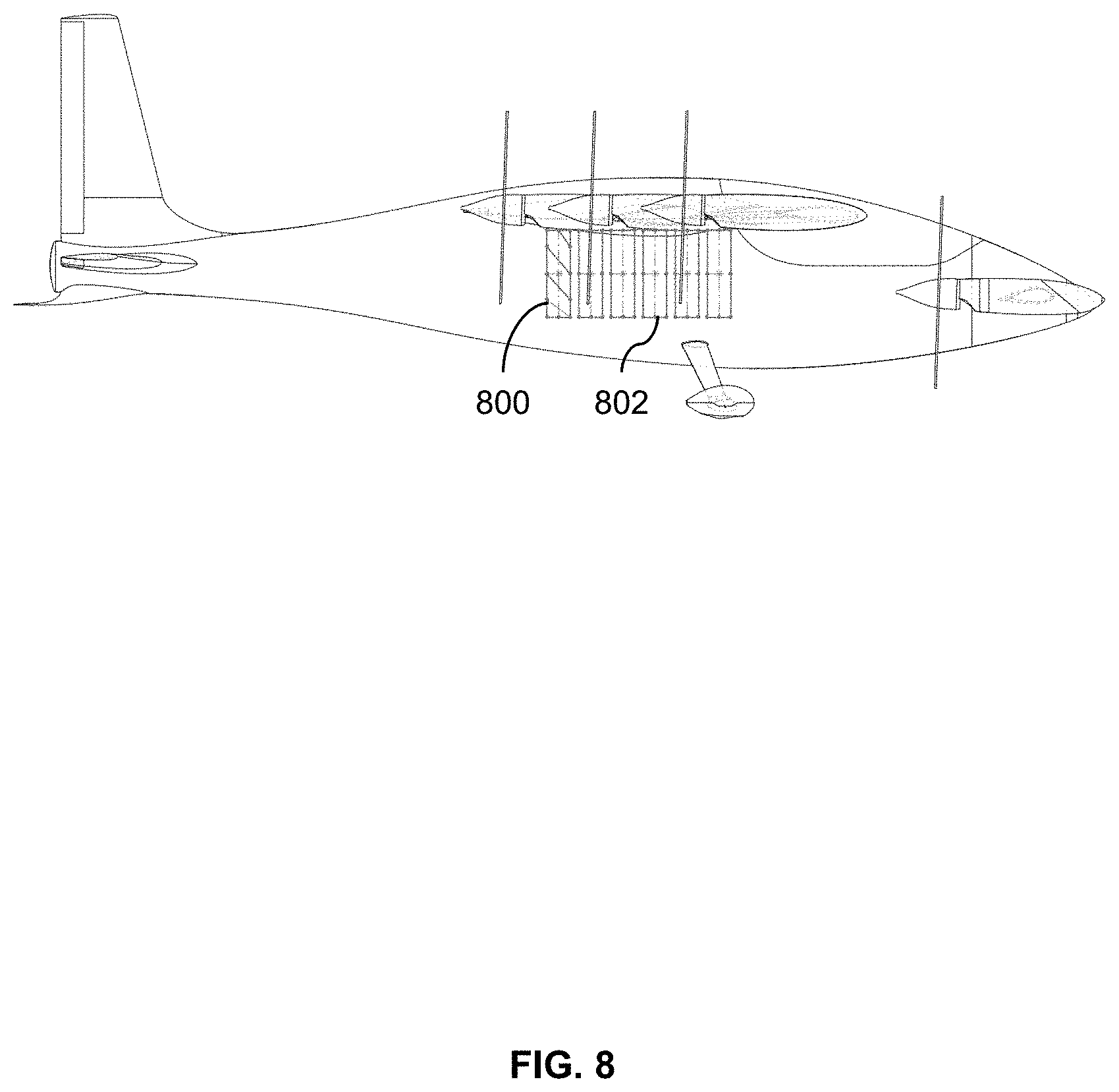 Patent US11787537 Figure 9 – Hybrid power systems for different modes of flight